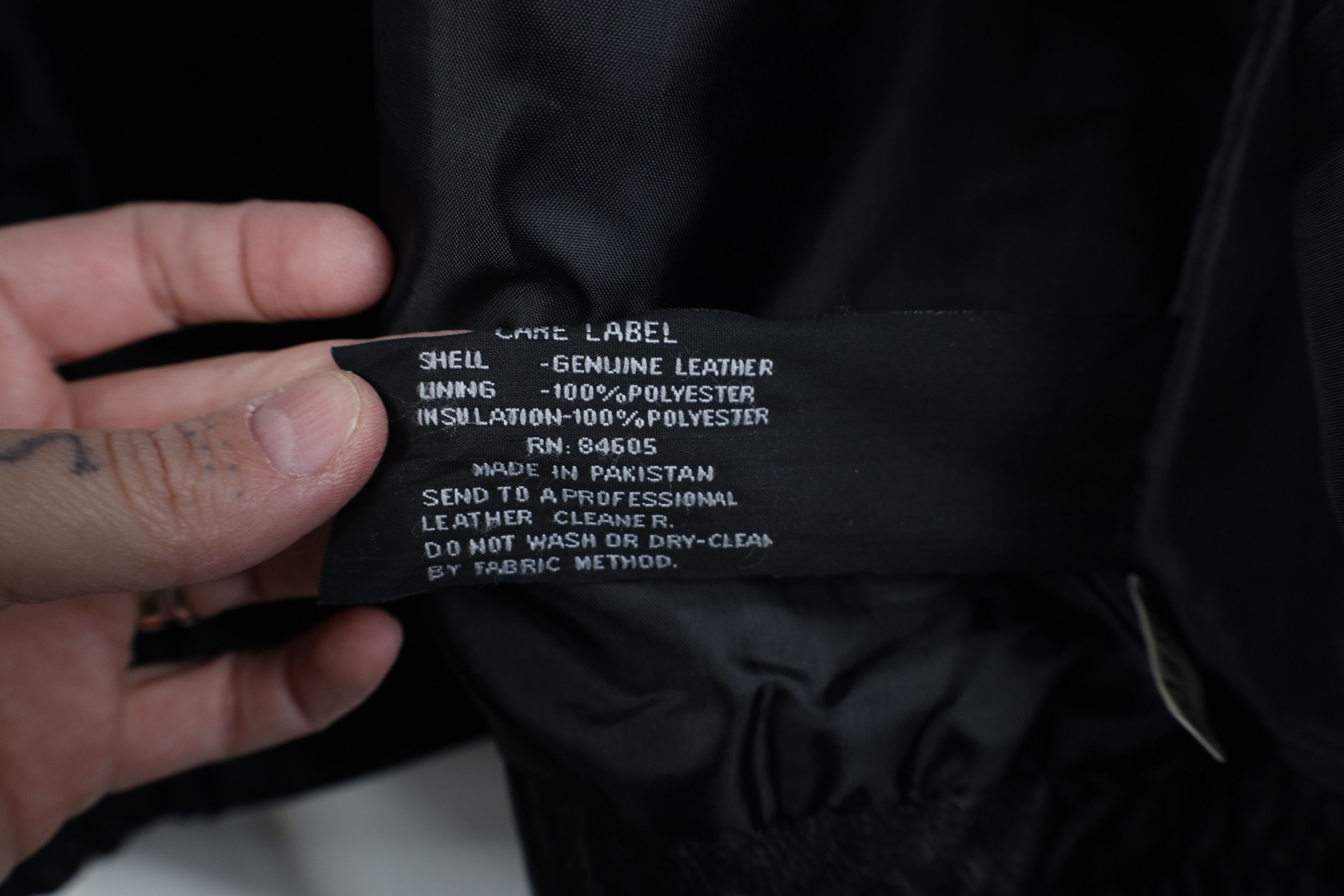 Vintage Vintage 90s Rifle Association Full Zip Leather Bomber Jacket Size US XL / EU 56 / 4 - 13 Thumbnail