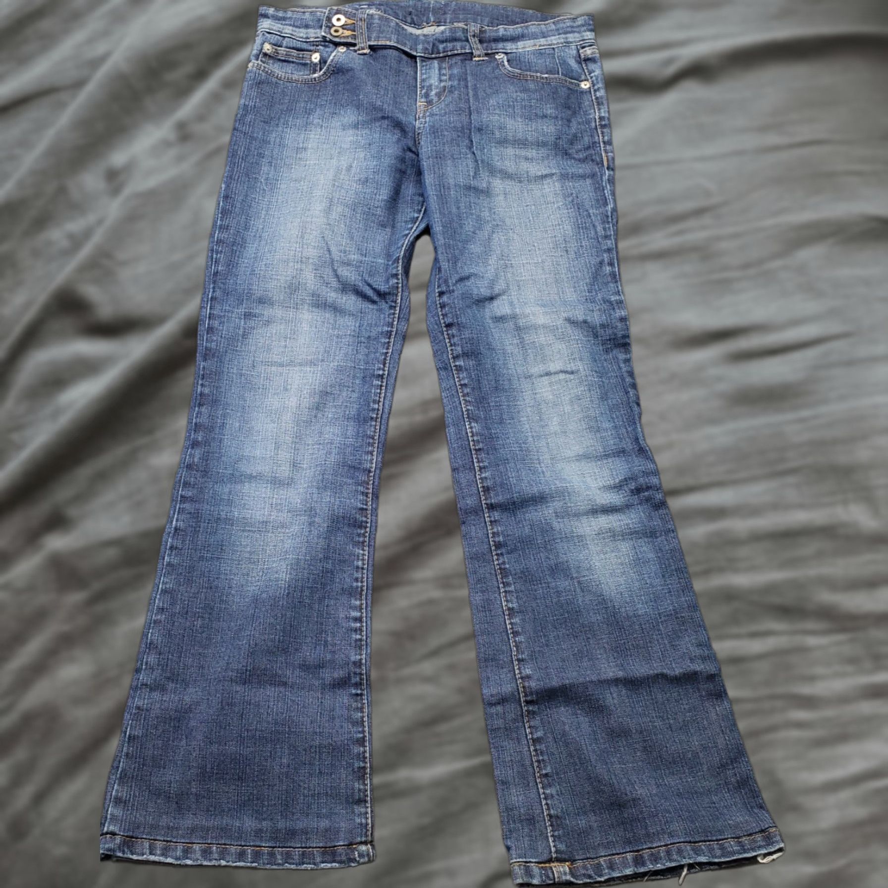 Denime Buffalo Bootcut Jeans Women's Blue Denim Flat Front Button Fly Womens Jeans Size 30" / US 8 / IT 44 - 1 Thumbnail