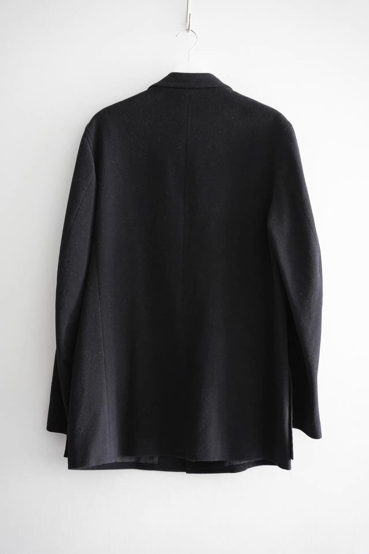Yohji Yamamoto Black Longline Button-Front Coat Size US M / EU 48-50 / 2 - 1 Thumbnail