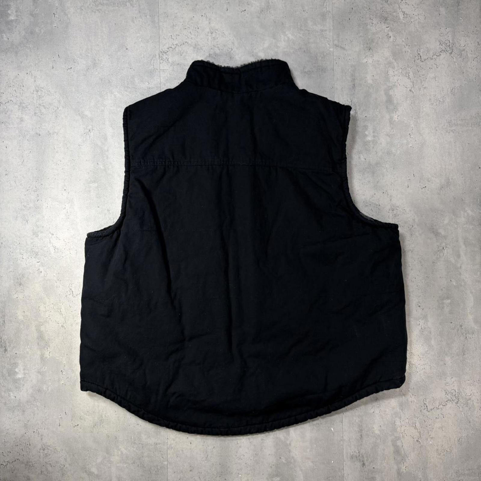 Lee Y2K Black Lee Sherpa Lined Workwear Vest Size US XXL / EU 58 / 5 - 7 Thumbnail