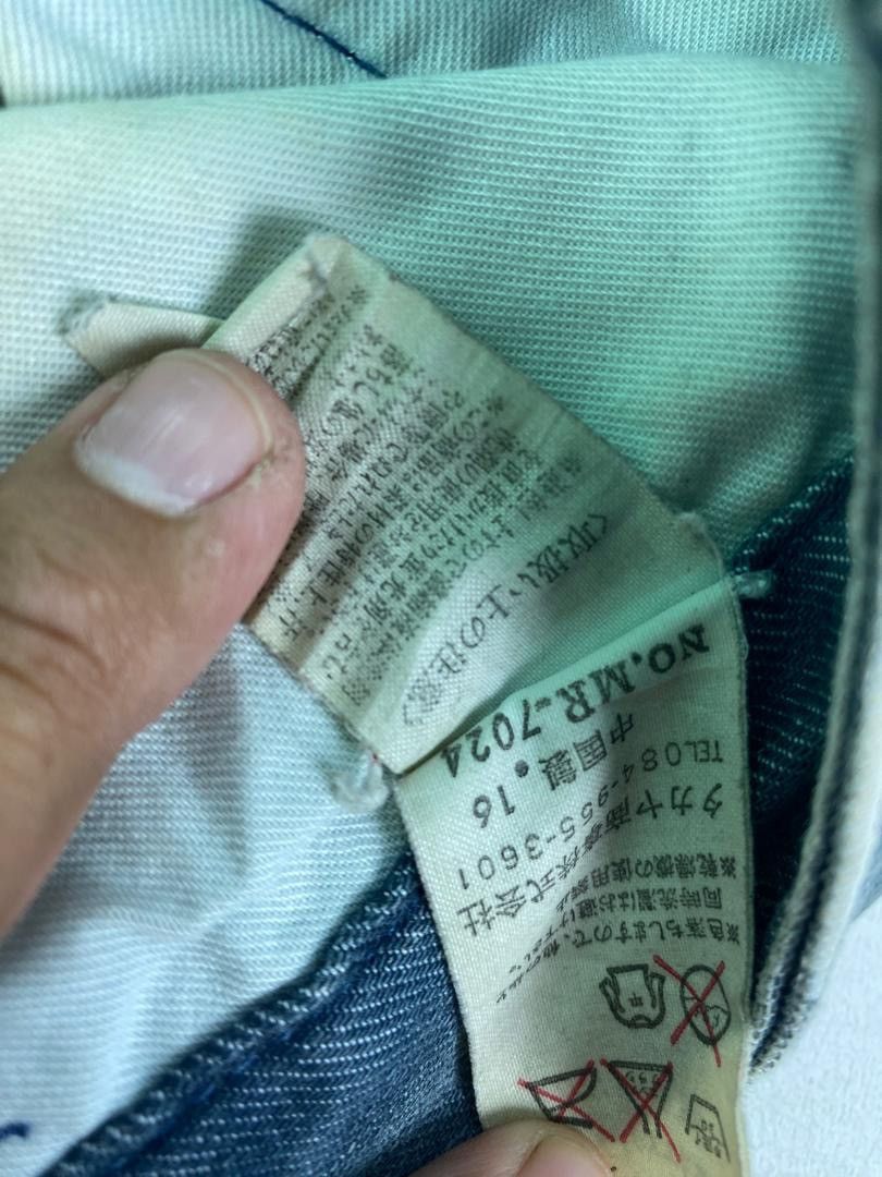 Japanese Brand Vtg 90s BARTACK japan denim stone wash work pant Size US 30 / EU 46 - 9 Thumbnail