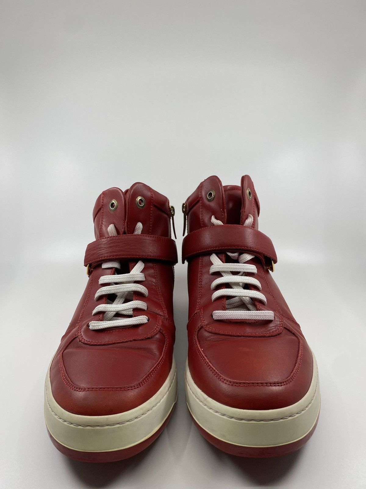 Salvatore Ferragamo Nayon Gancini Leather Sneakers Size US 12 / EU 45 - 2 Thumbnail