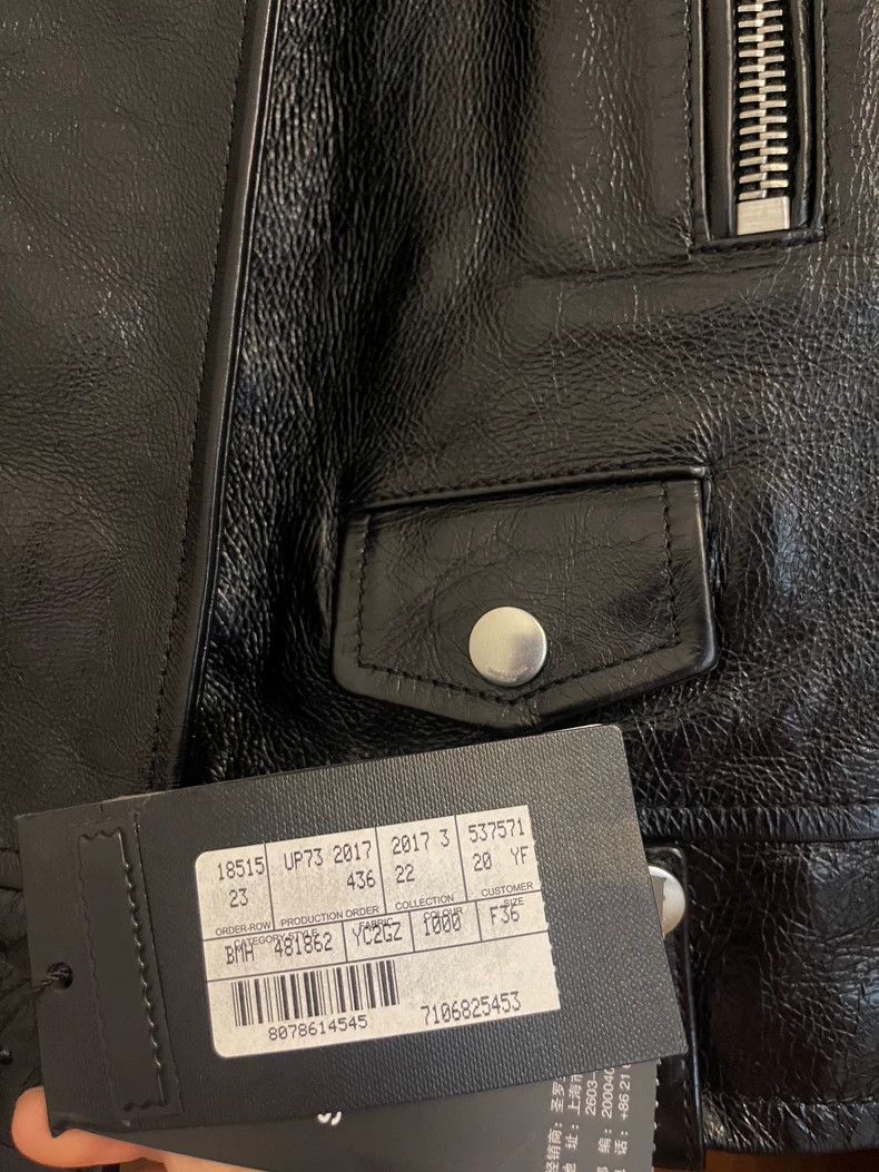Saint Laurent Paris Saint Laurent Paris Biker Leather jacket Size XS / US 0-2 / IT 36-38 - 4 Thumbnail