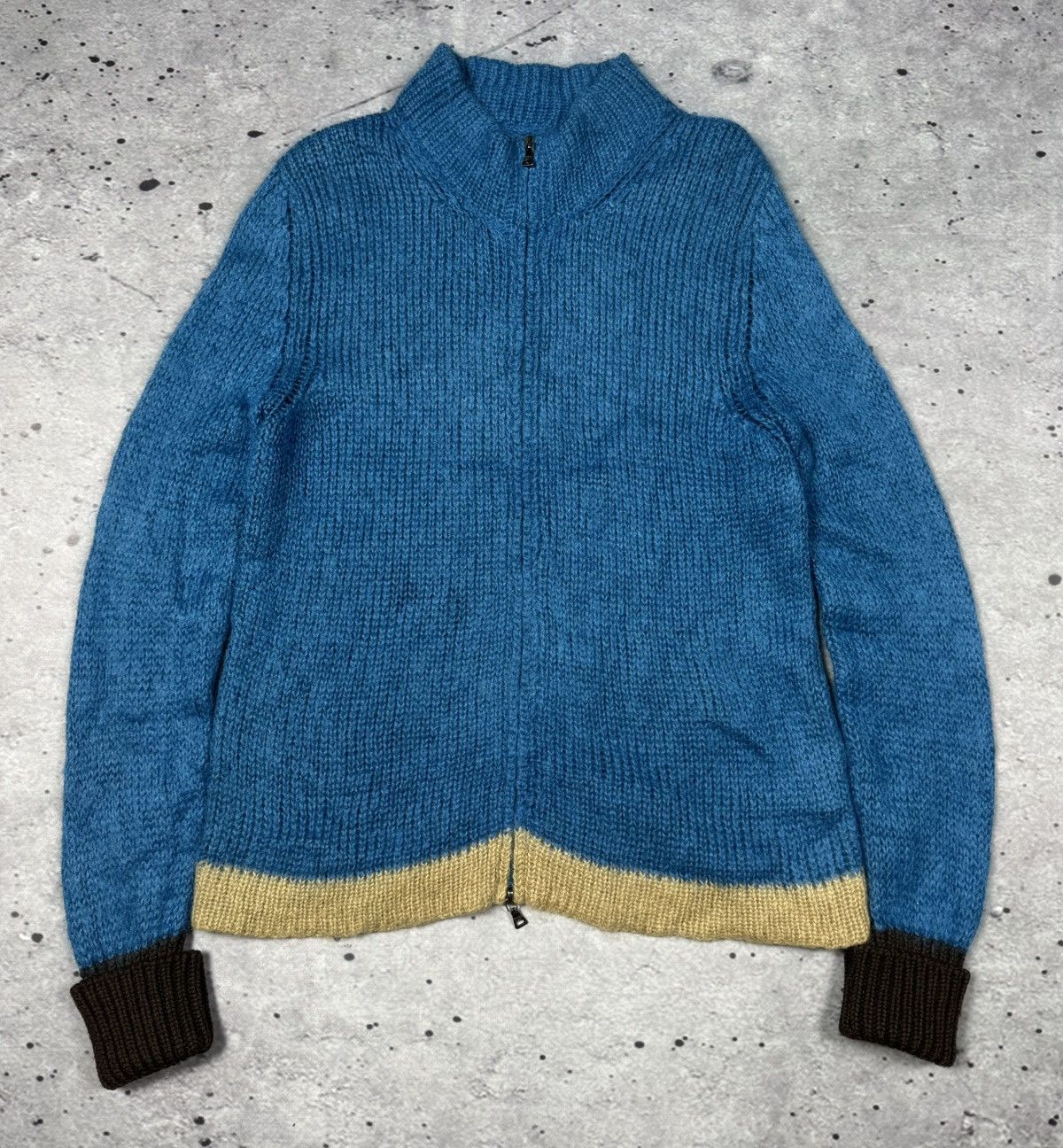 トップス PRADA 90s Archive wool sweat Prada Archive Prada 1/2 Zip Sweater | Grailed