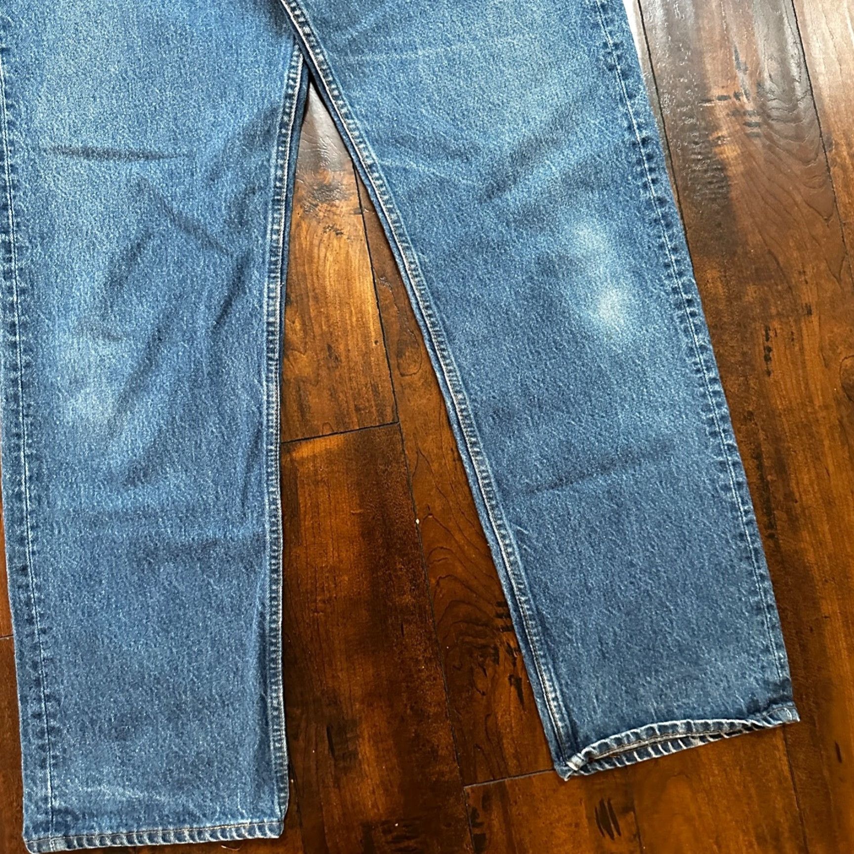 Levi's VTG Levi's 501 Jeans Button Fly Straight 40x36 Blue Denim Men Regular 90s Vintage USA Tag 501 Series Mens Jeans Size US 40 / EU 56 - 3 Thumbnail