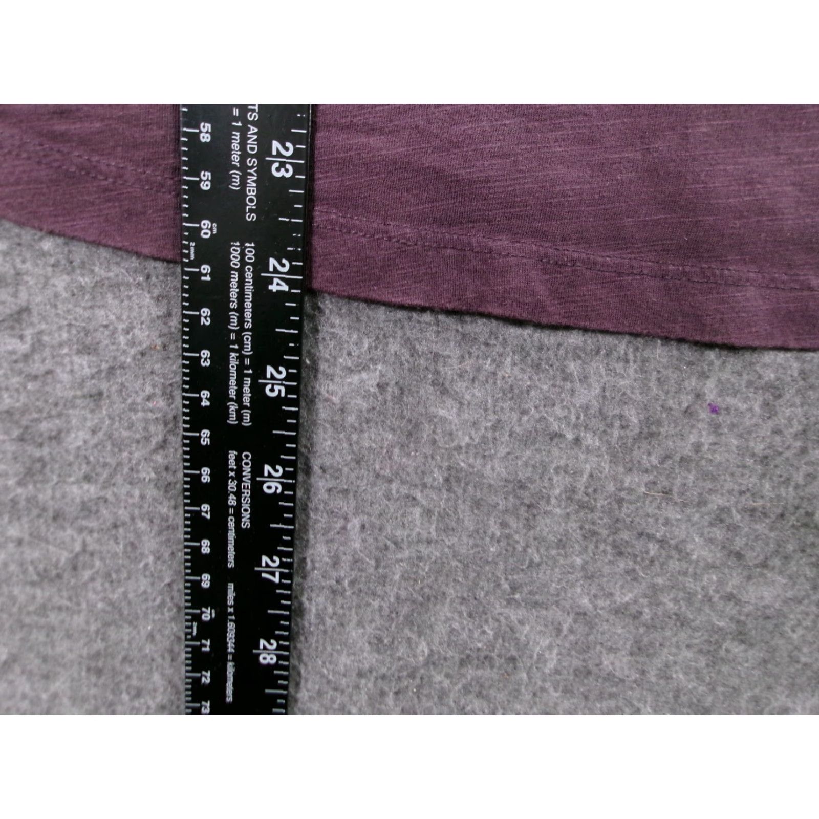 Banana Republic Banana Republic Top Women Small Purple Studded Pima Cotton Short Sleeve Scoop Neck Casual T-Shirt Size S / US 4 / IT 40 - 5 Thumbnail