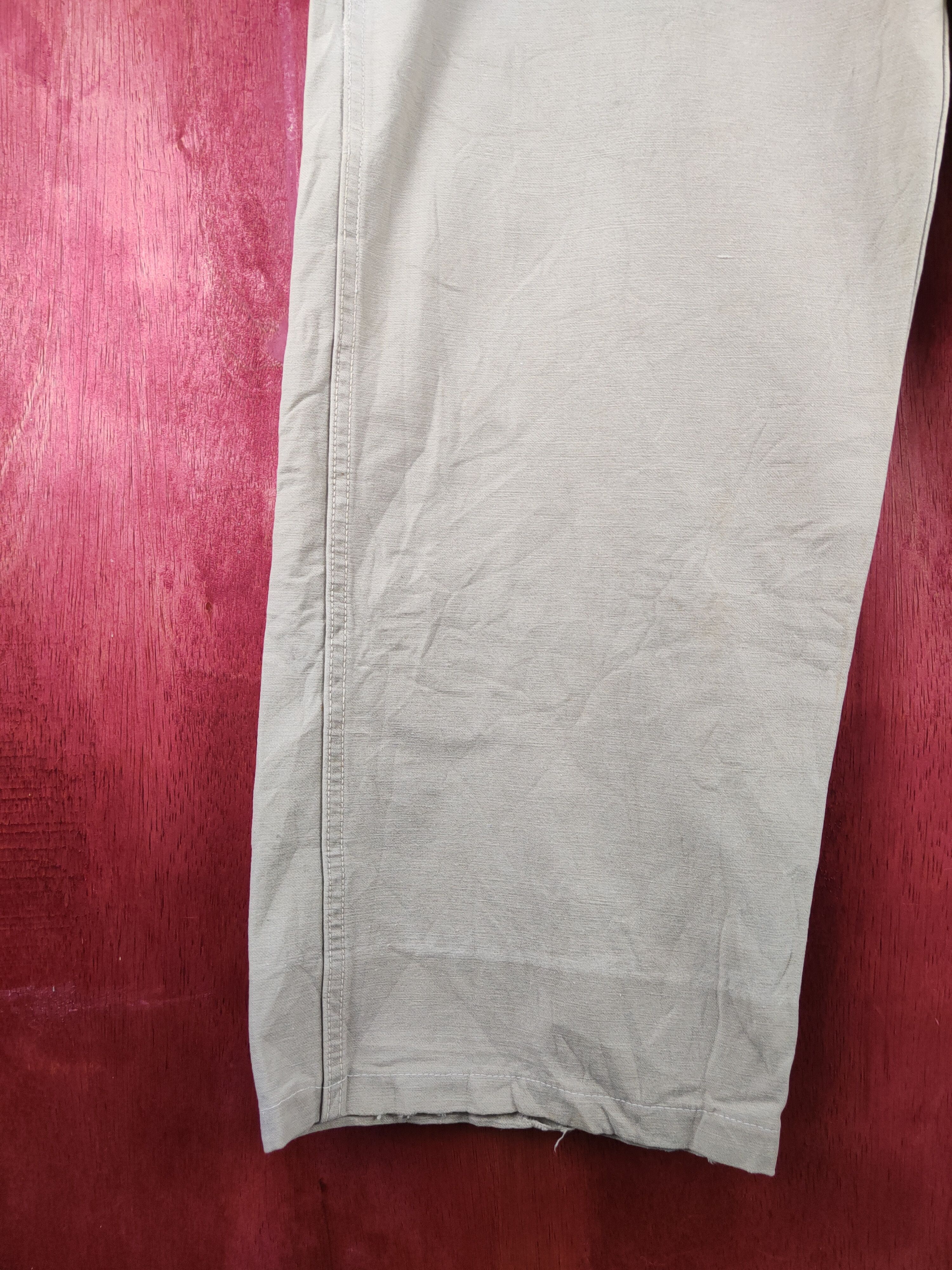 Japanese Brand Evenriver Beige Multipocket BUSH Pants N#S40 Size US 36 / EU 52 - 4 Thumbnail