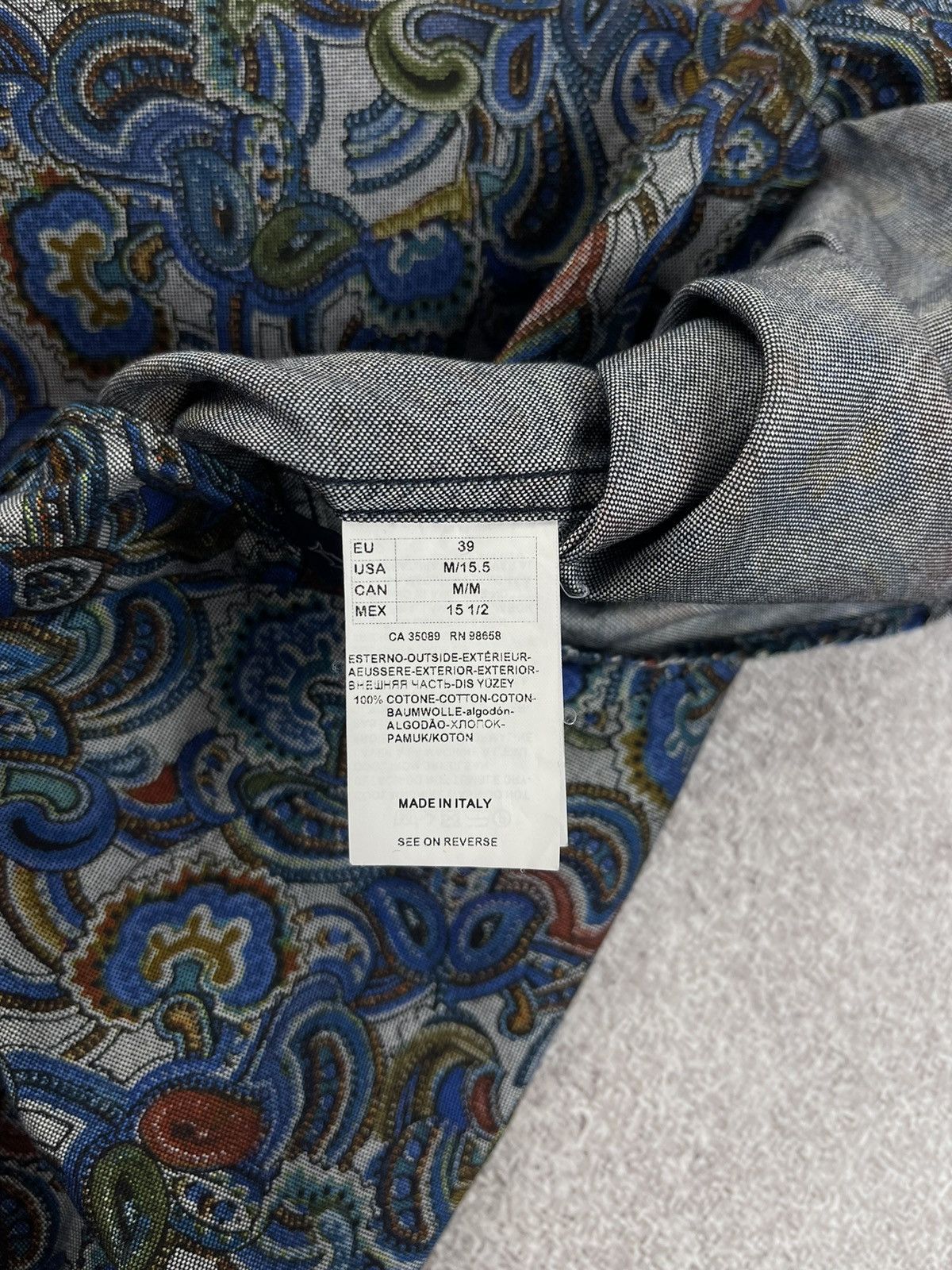 Paul & Shark Paul & Shark Printed Shirt Men’s Size US S / EU 44-46 / 1 - 6 Thumbnail