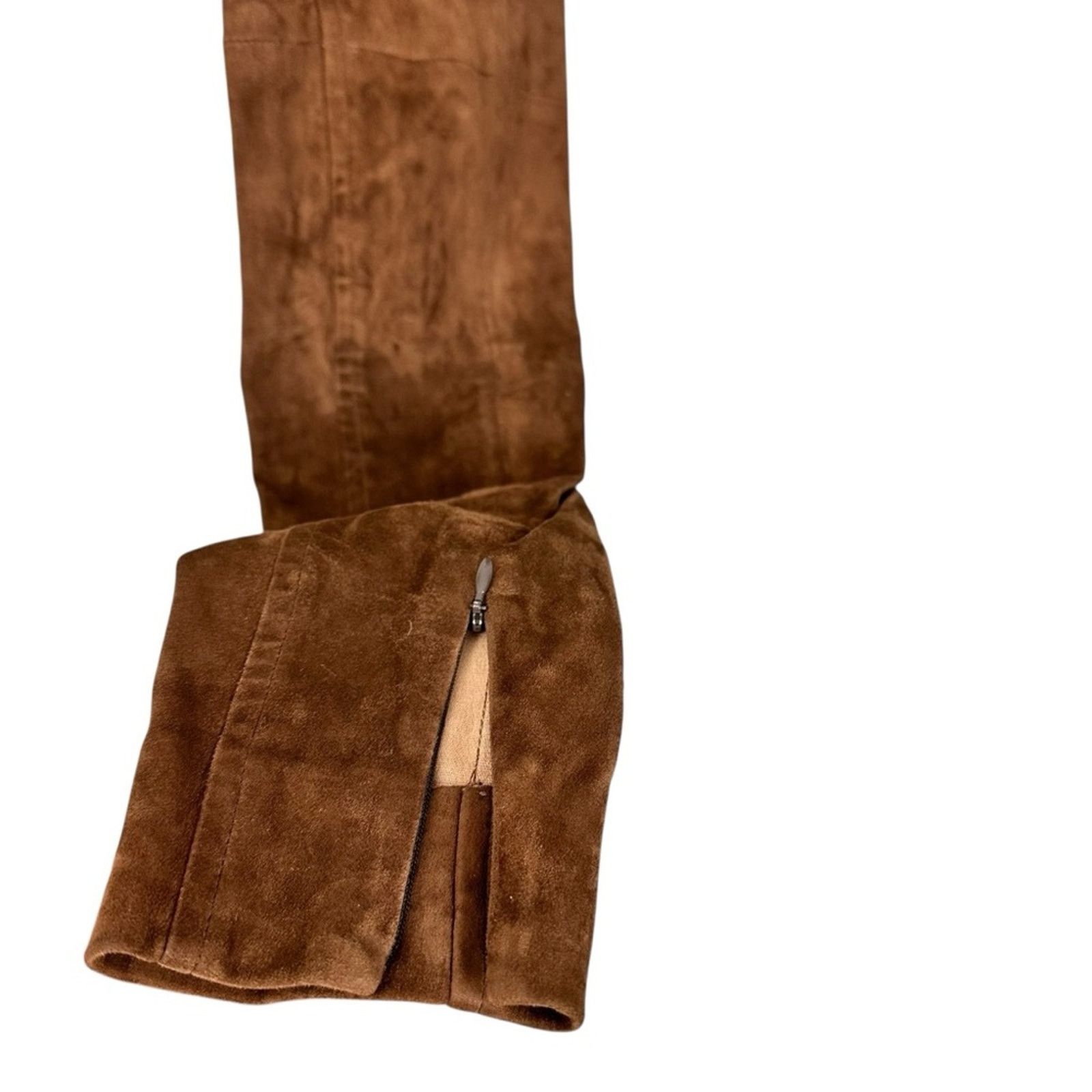 Ralph Lauren Polo Ralph Lauren Lambskin Suede Riding Pant Cinnamon Size 2 Size 26" / US 2 / IT 38 - 16 Thumbnail