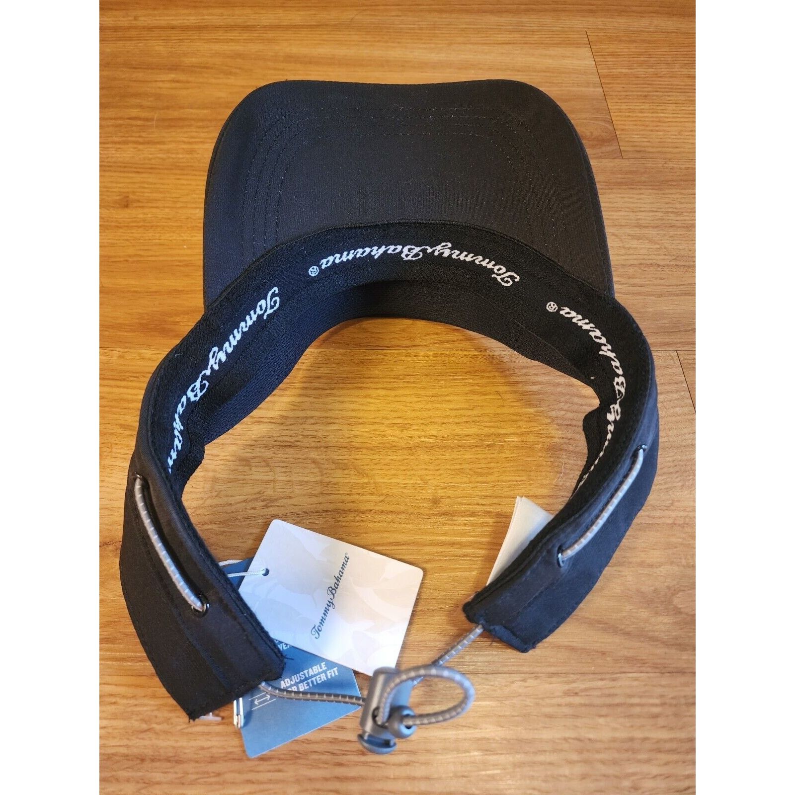 Tommy Bahama TOMMY BAHAMA BLACK VISOR HAT MARLIN ADJUSTABLE CAP Size ONE SIZE - 4 Thumbnail