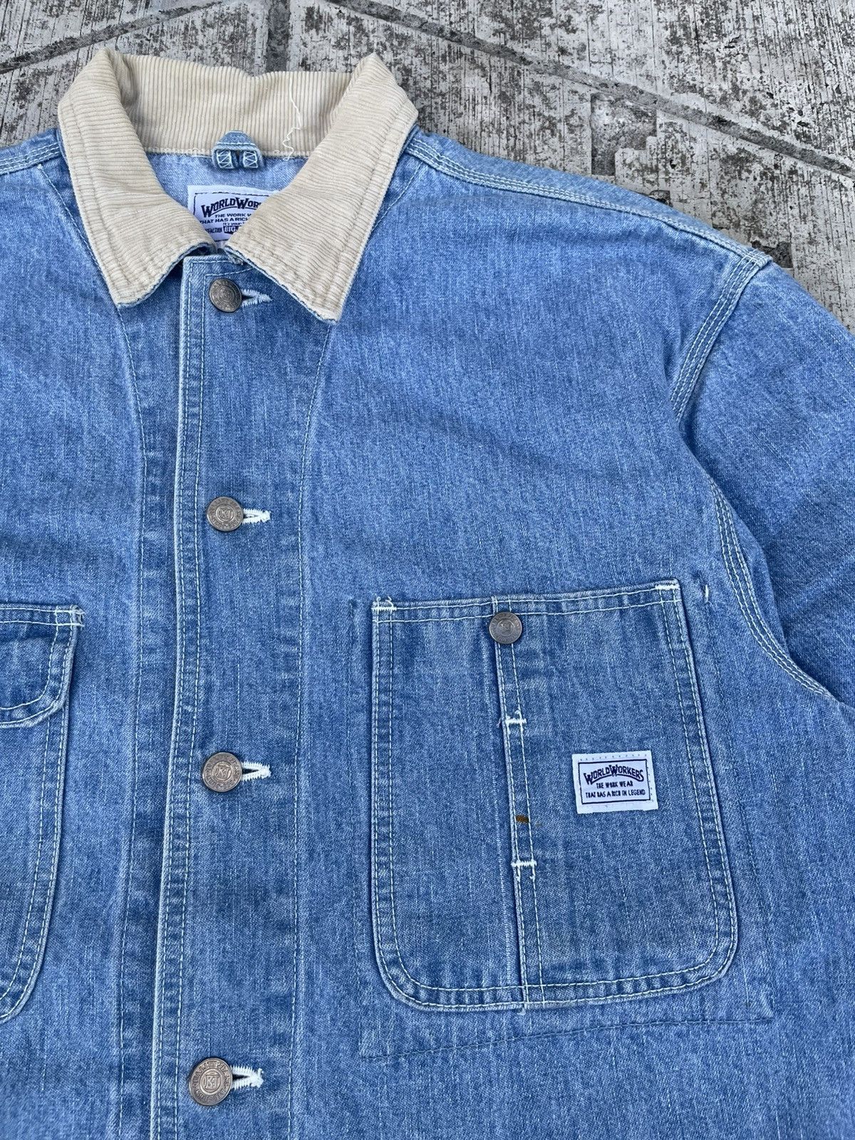 Big John Big John Denim Workwear Jacket Size US XL / EU 56 / 4 - 2 Thumbnail