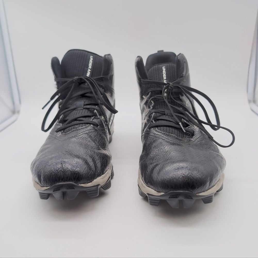 Under Armour Under Armour Sz 15 Hammer RM Black Football Cleats Size US 15 / EU 48 - 2 Thumbnail