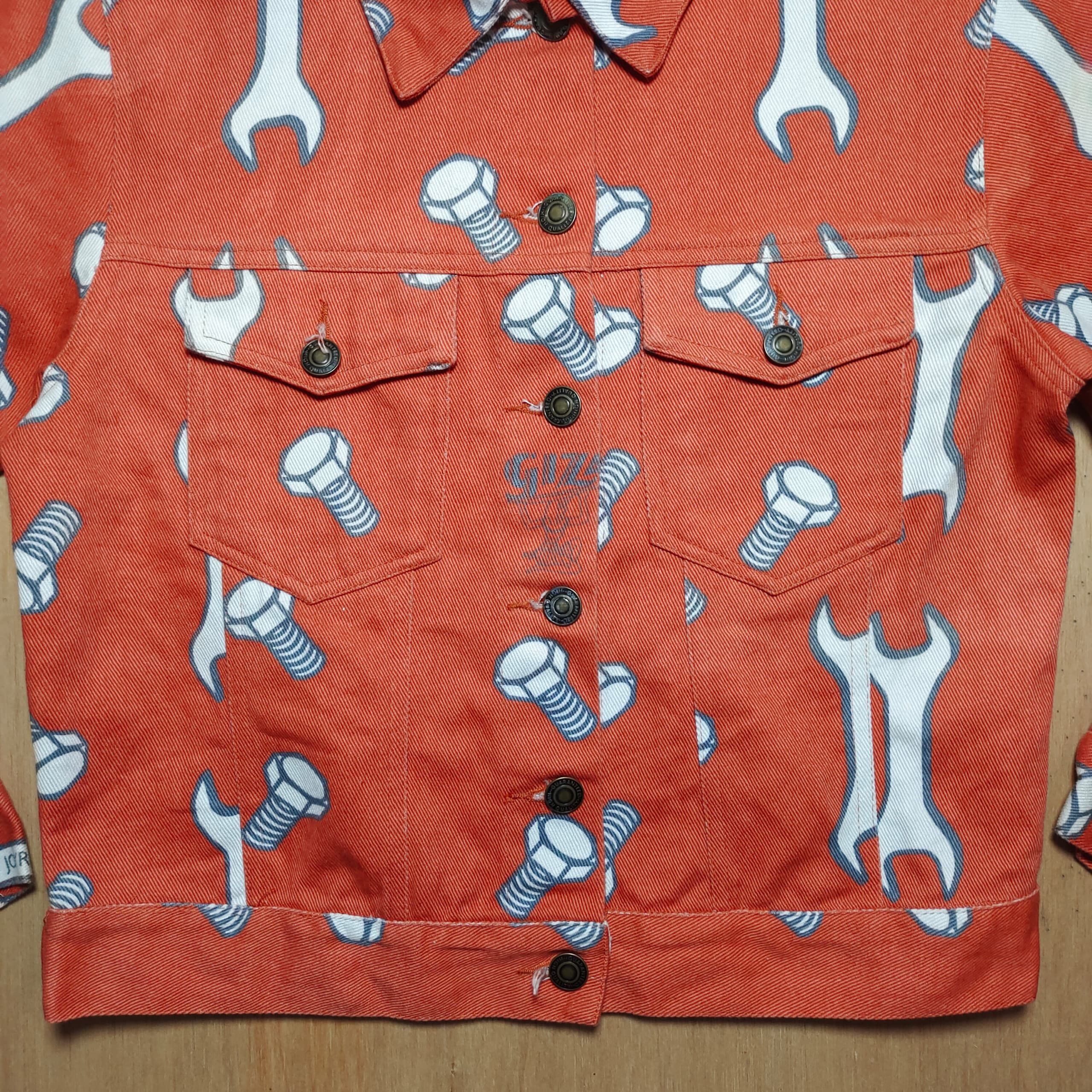 Joyrich JOYRICH X GIZA TRUCKER DENIM XS ORANGE JACKET Size XS / US 0-2 / IT 36-38 - 5 Thumbnail