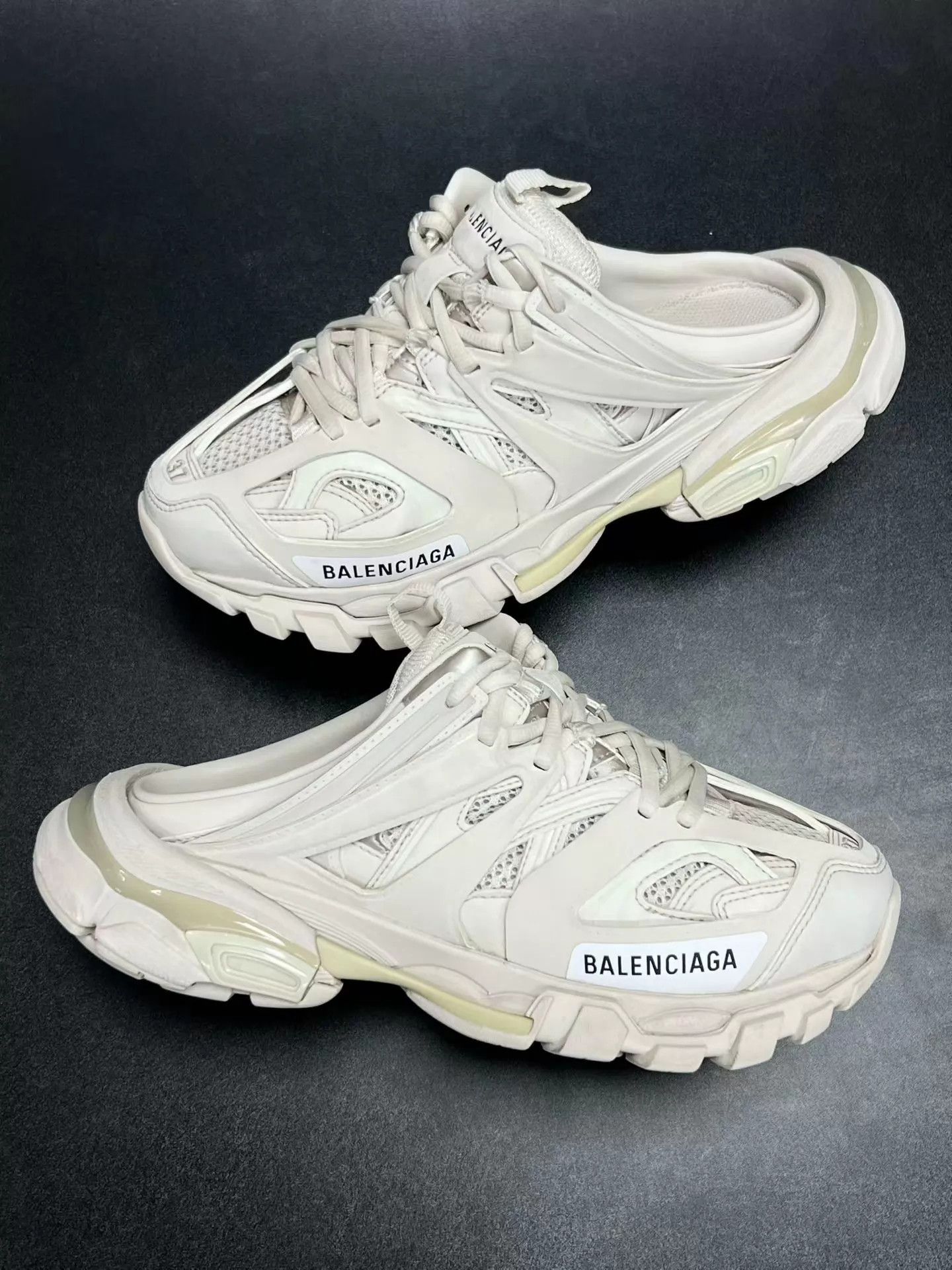 Balenciaga Balenciaga Track Slide Beige 37 Size US 6.5 / IT 36.5 - 5 Thumbnail