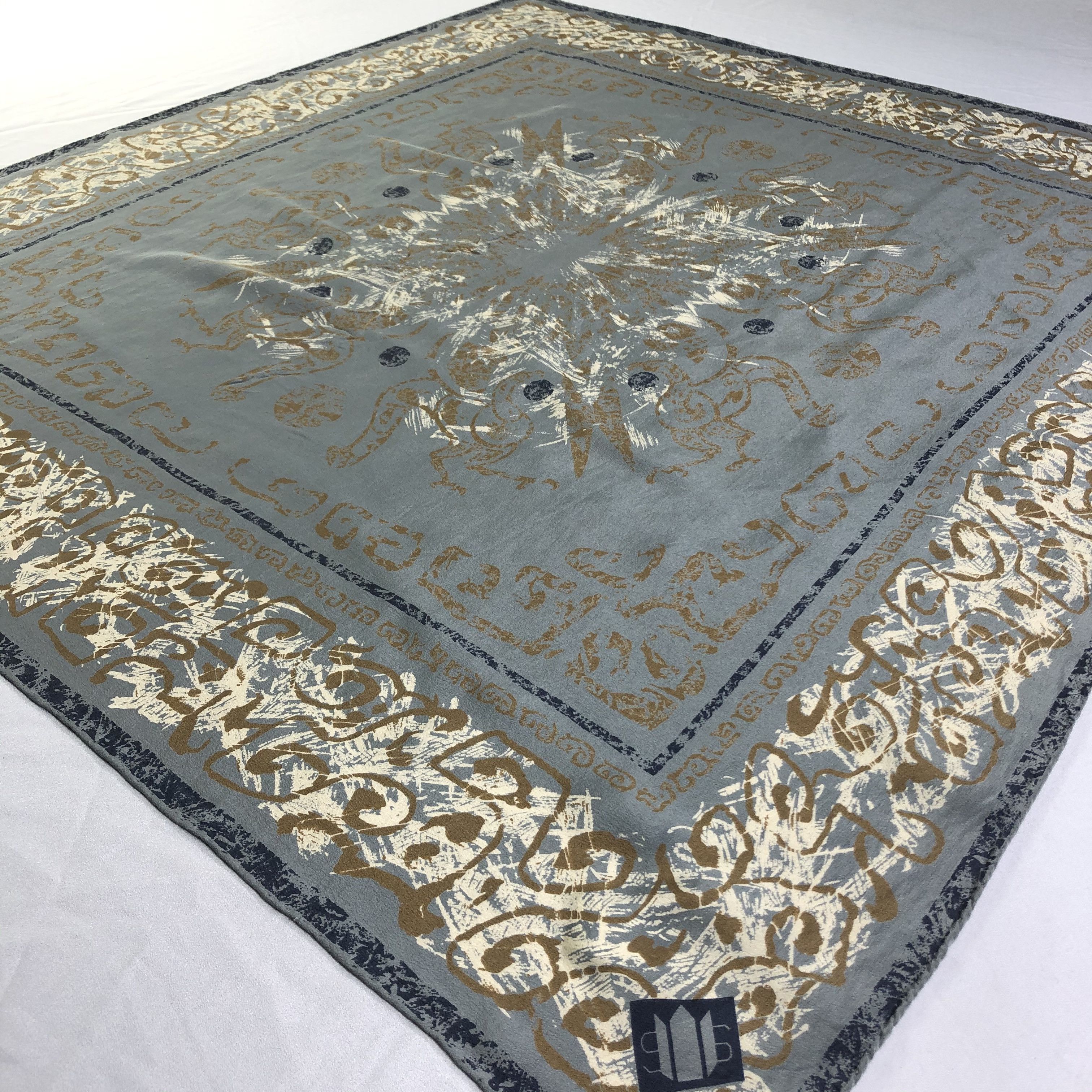 Vintage Vintage Silk Scarf Size ONE SIZE - 4 Thumbnail