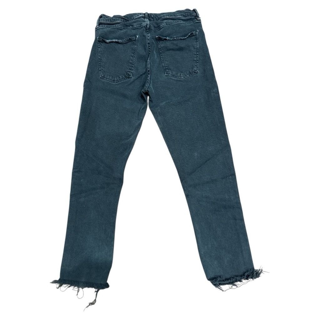 Agolde Agolde Toni Mid-Rise Charcoal Distressed Jeans 28 Size 28" / US 6 / IT 42 - 5 Thumbnail