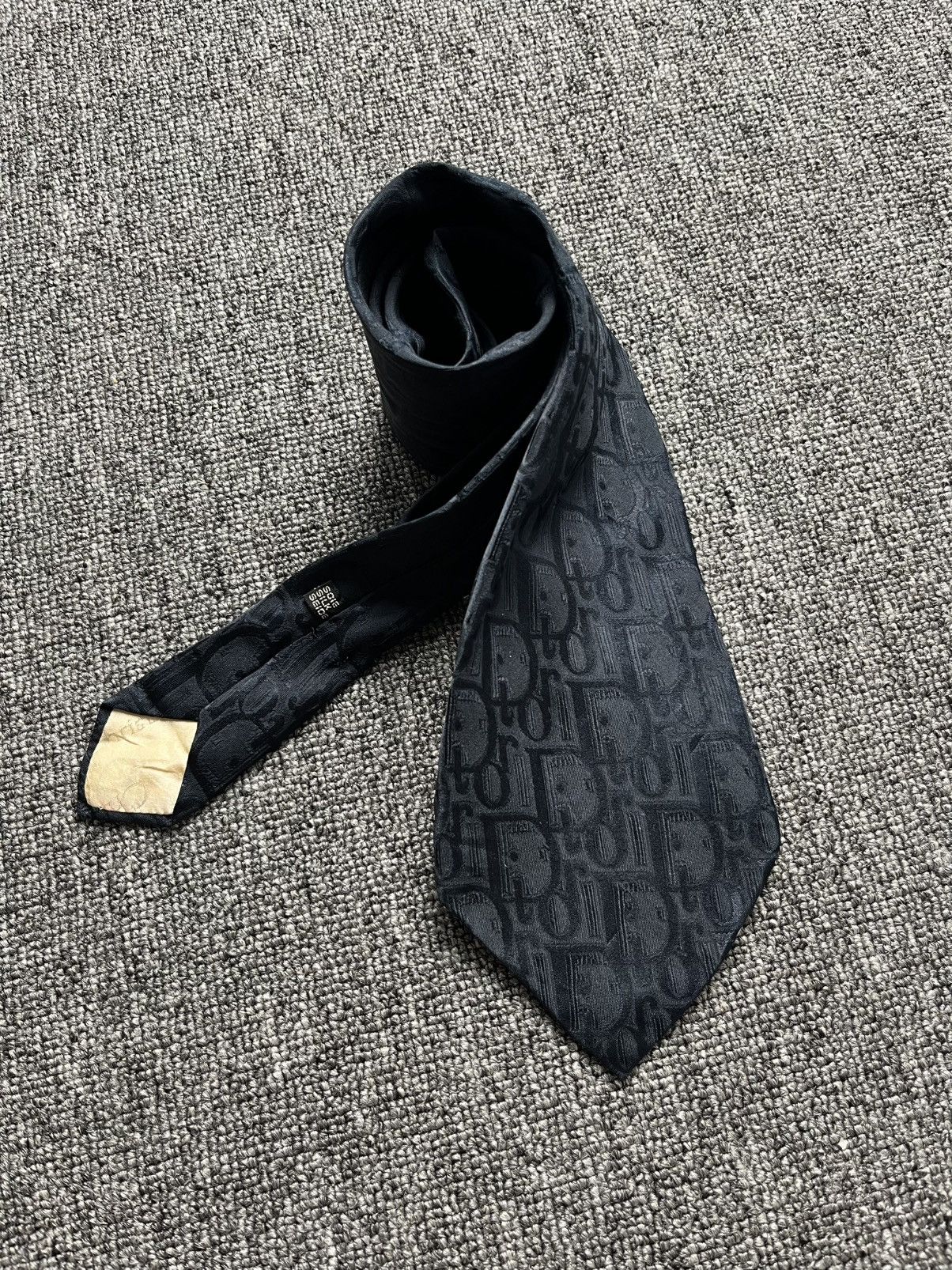 Hedi Slimane Crazy! Christian Dior monsieur all over logo dior tie Size ONE SIZE - 3 Thumbnail