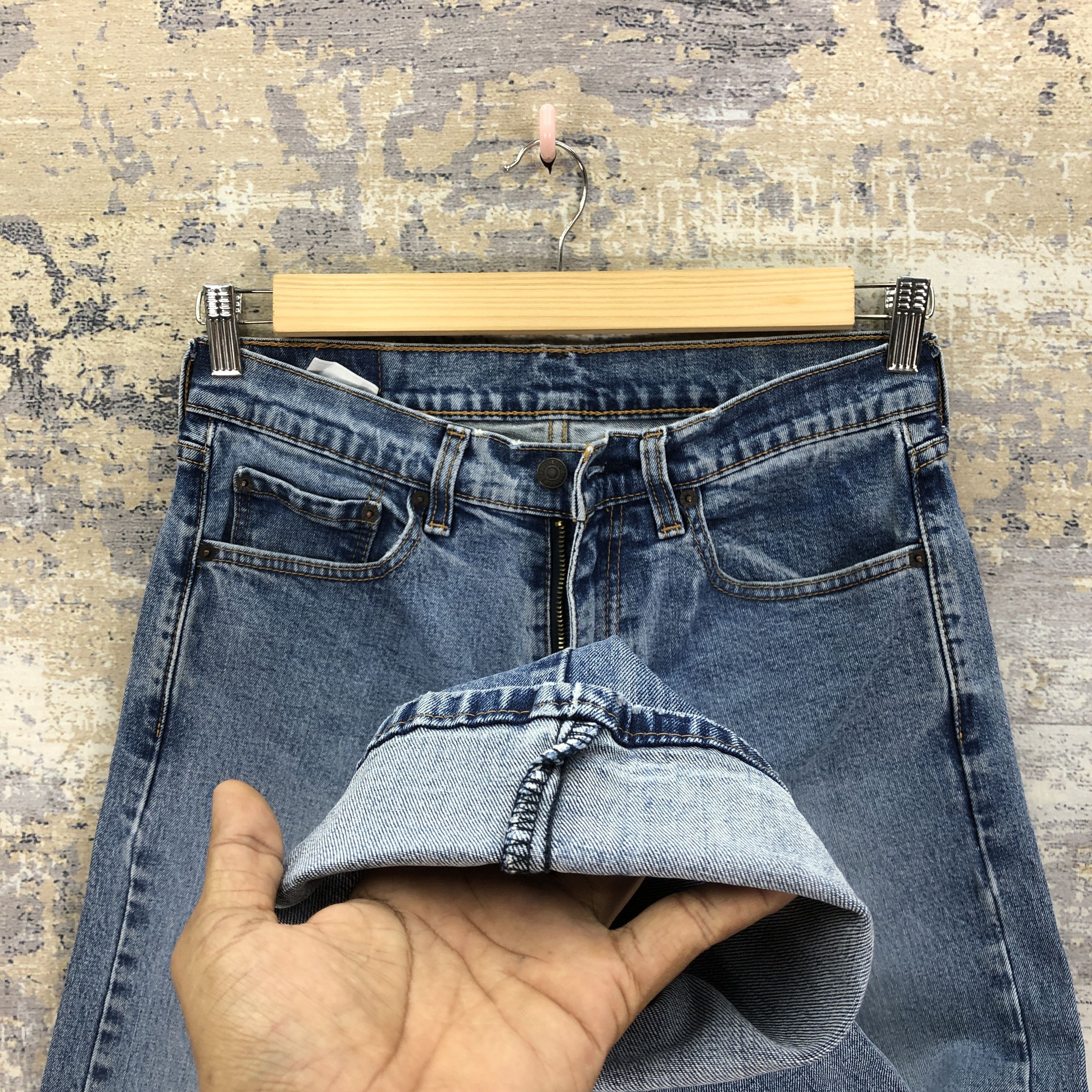 Levi's Vintage Y2K Levis 505 Faded Jeans Levi's Stonewash Denim Size US 30 / EU 46 - 9 Thumbnail