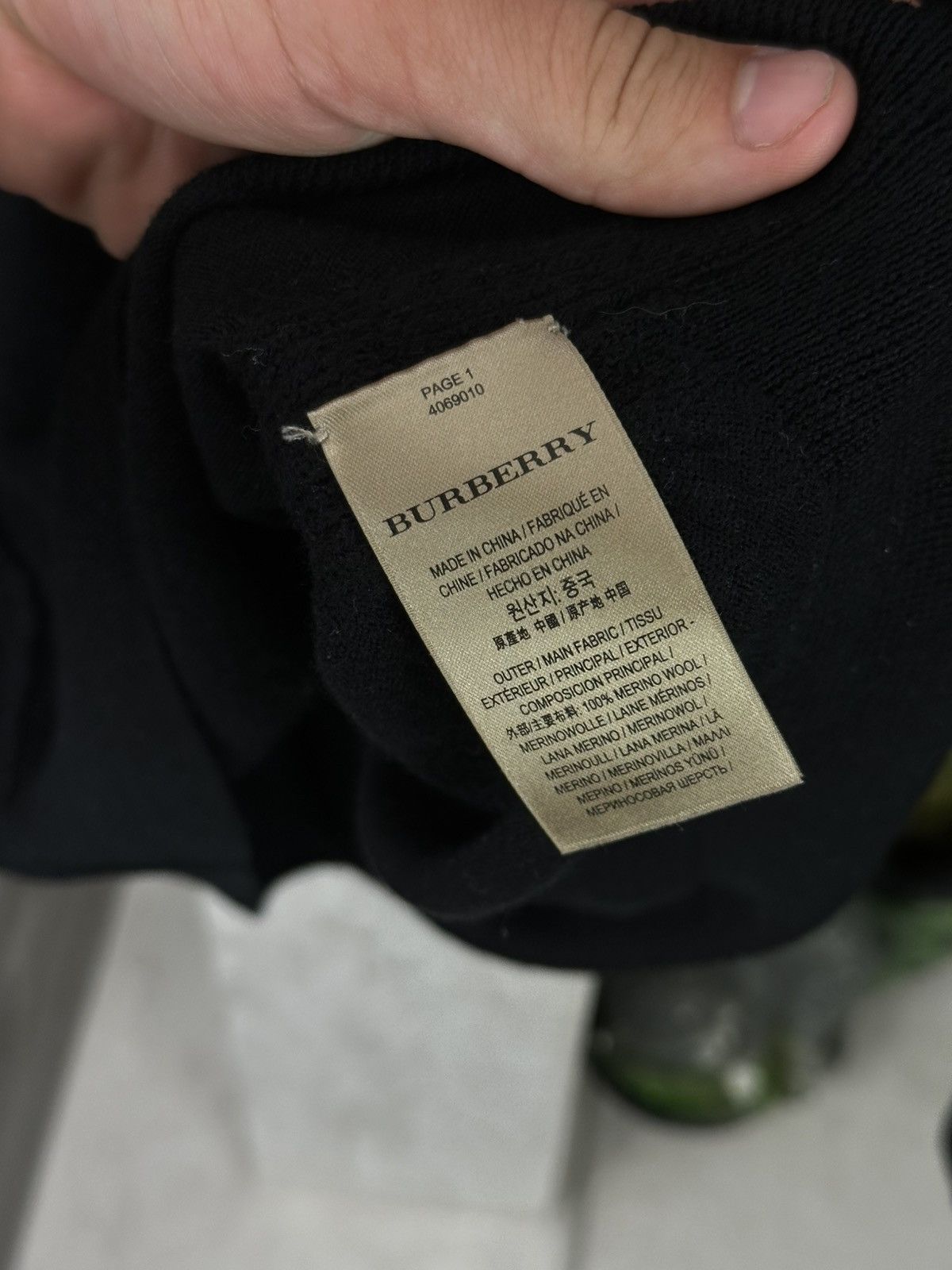 Burberry Burberry Wool Sweater Crew Neck Size XL / US 12-14 / IT 48-50 - 7 Thumbnail