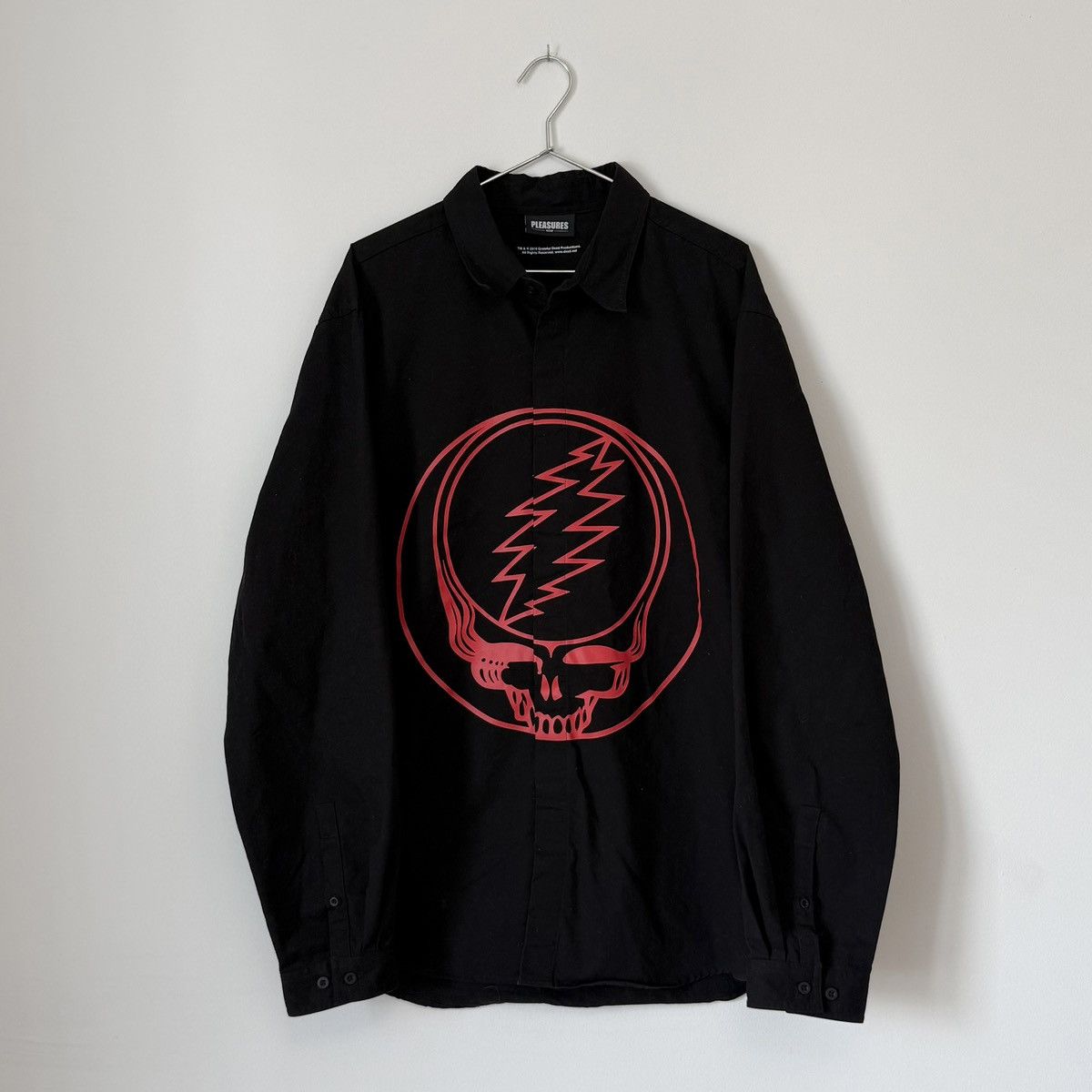 Pleasures Pleasures x Grateful Dead Steal Your Face Skull Shirt Size US XL / EU 56 / 4 - 2 Thumbnail