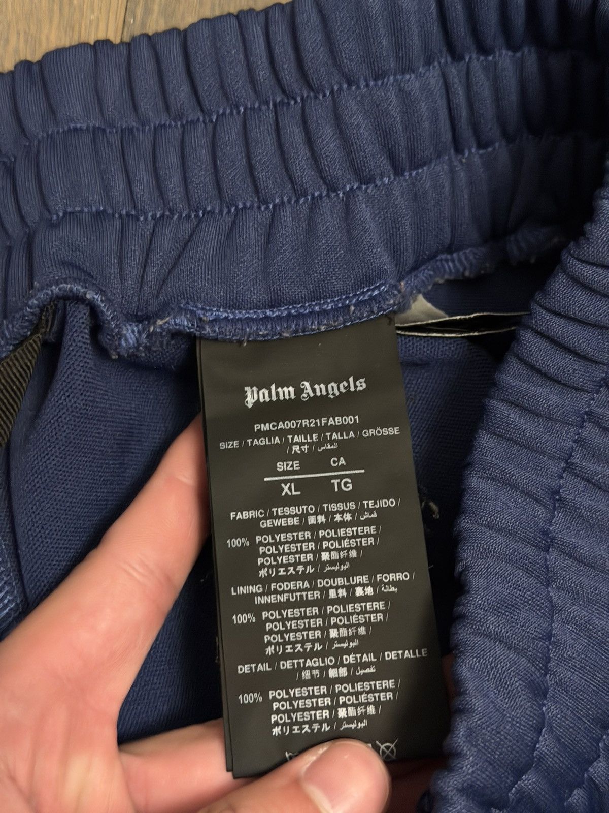 Palm Angels Palm Angels Blue Trackpants Size US 36 / EU 52 - 4 Thumbnail