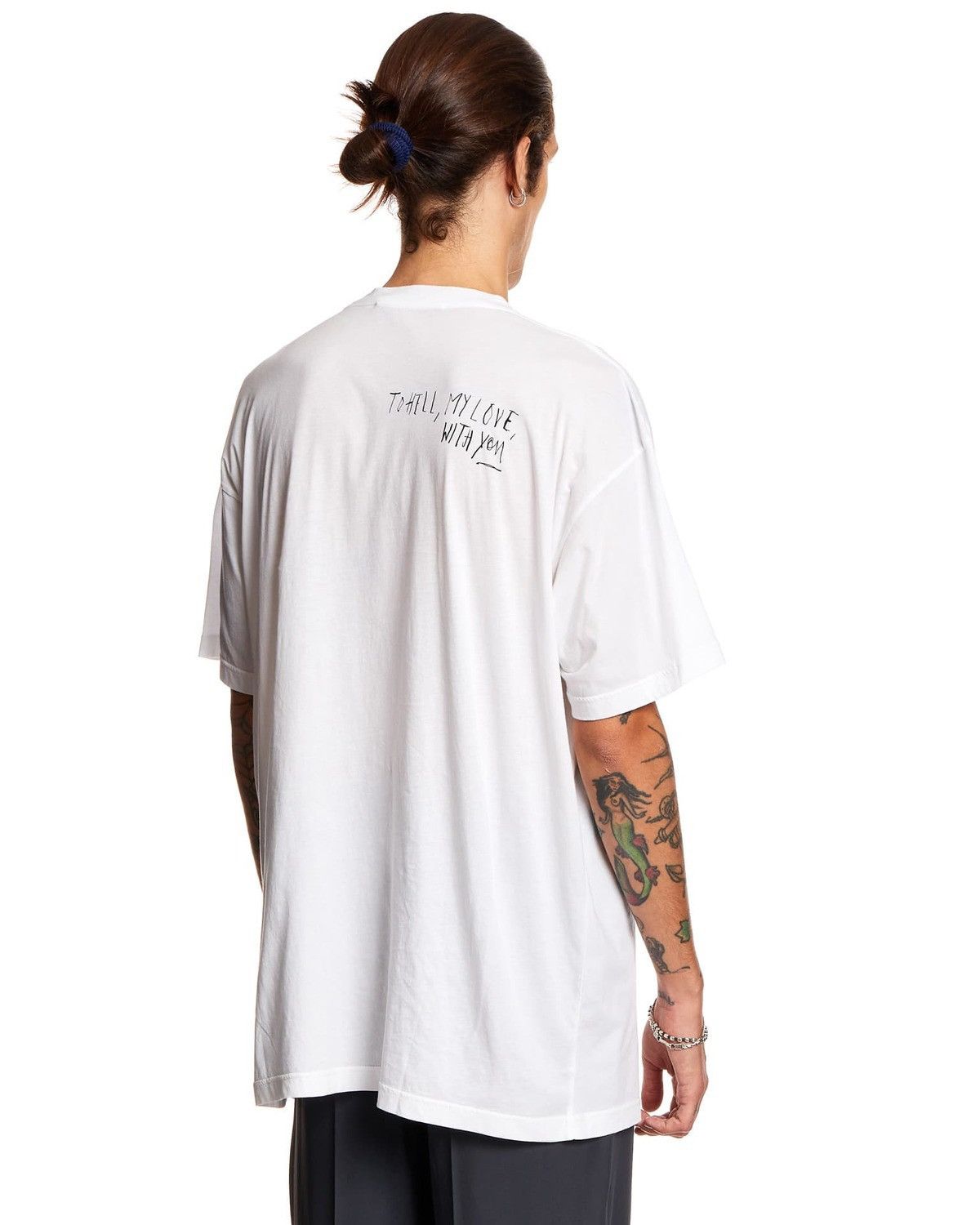 Haider Ackermann Haider Ackermann Somewhere White T-shirt Size US L / EU 52-54 / 3 - 7 Thumbnail