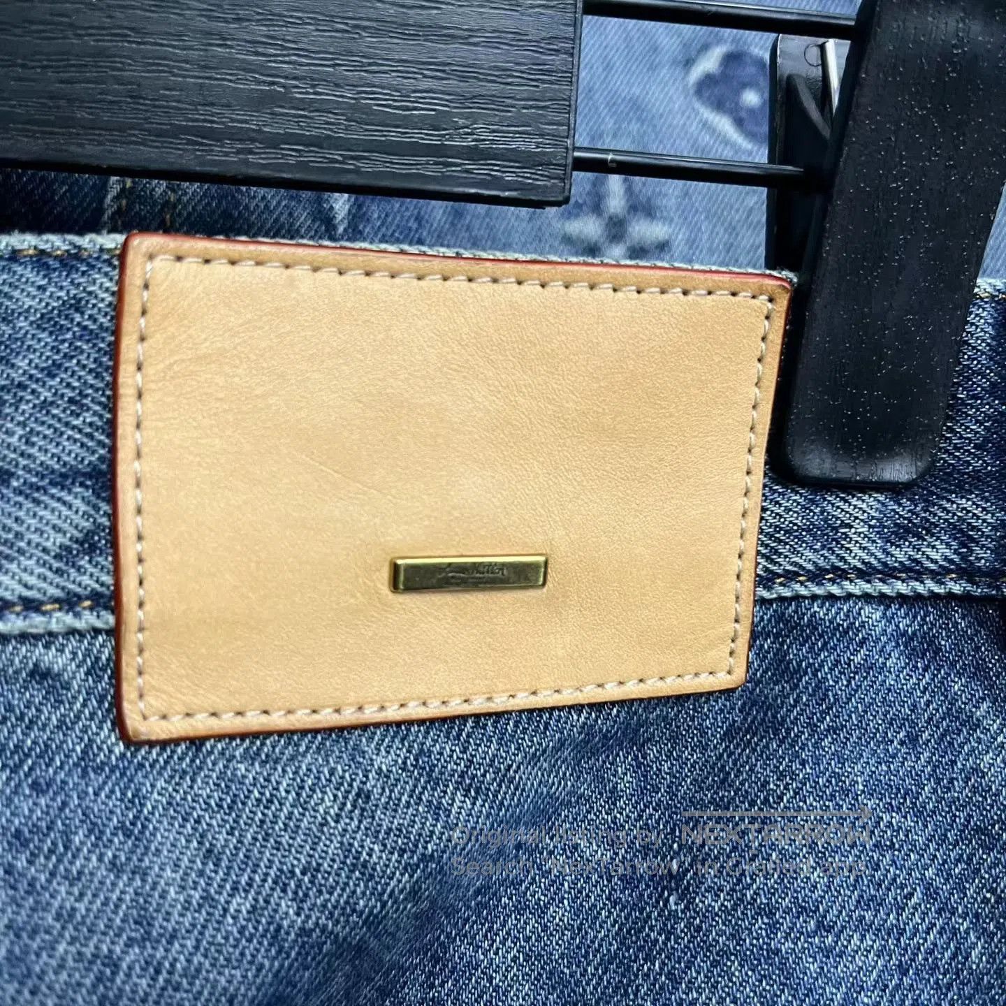 Louis Vuitton Louis Vuitton SIZE 38 Dark blue logo-printed, loose-fittin Size US 30 / EU 46 - 6 Thumbnail