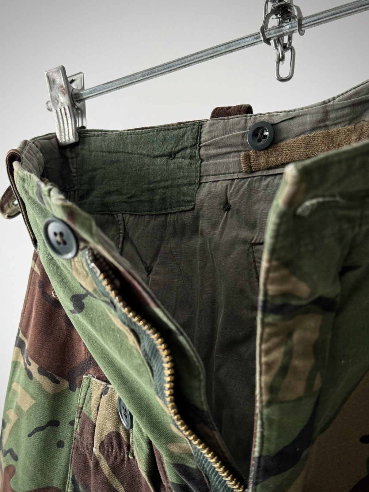 Japanese Brand × Vintage 1960s British Army 1968 Pattern DPM Camo Combat Trousers Size US 30 / EU 46 - 4 Thumbnail