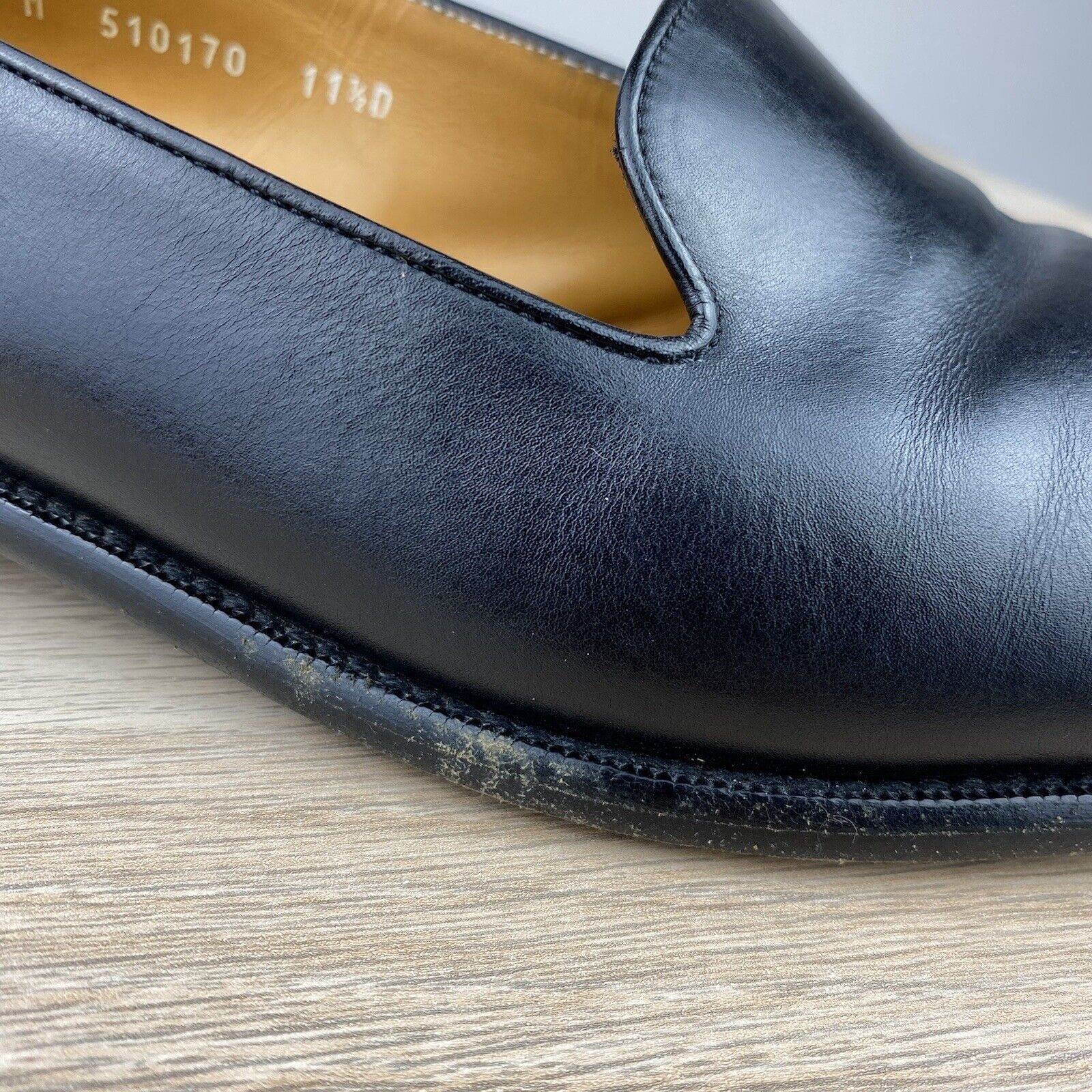 Polo Ralph Lauren Polo Ralph Lauren Tuxedo Opera Loafers 11.5D Black Leather Size US 11.5 / EU 44-45 - 15 Thumbnail