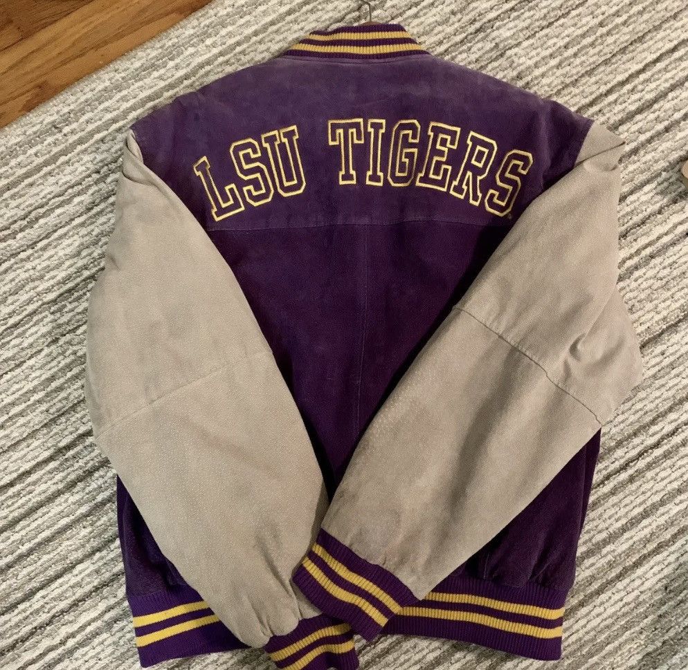 Nike LSU Tigers Collage Jacket Rare Vintage 90’s Size US L / EU 52-54 / 3 - 3 Thumbnail