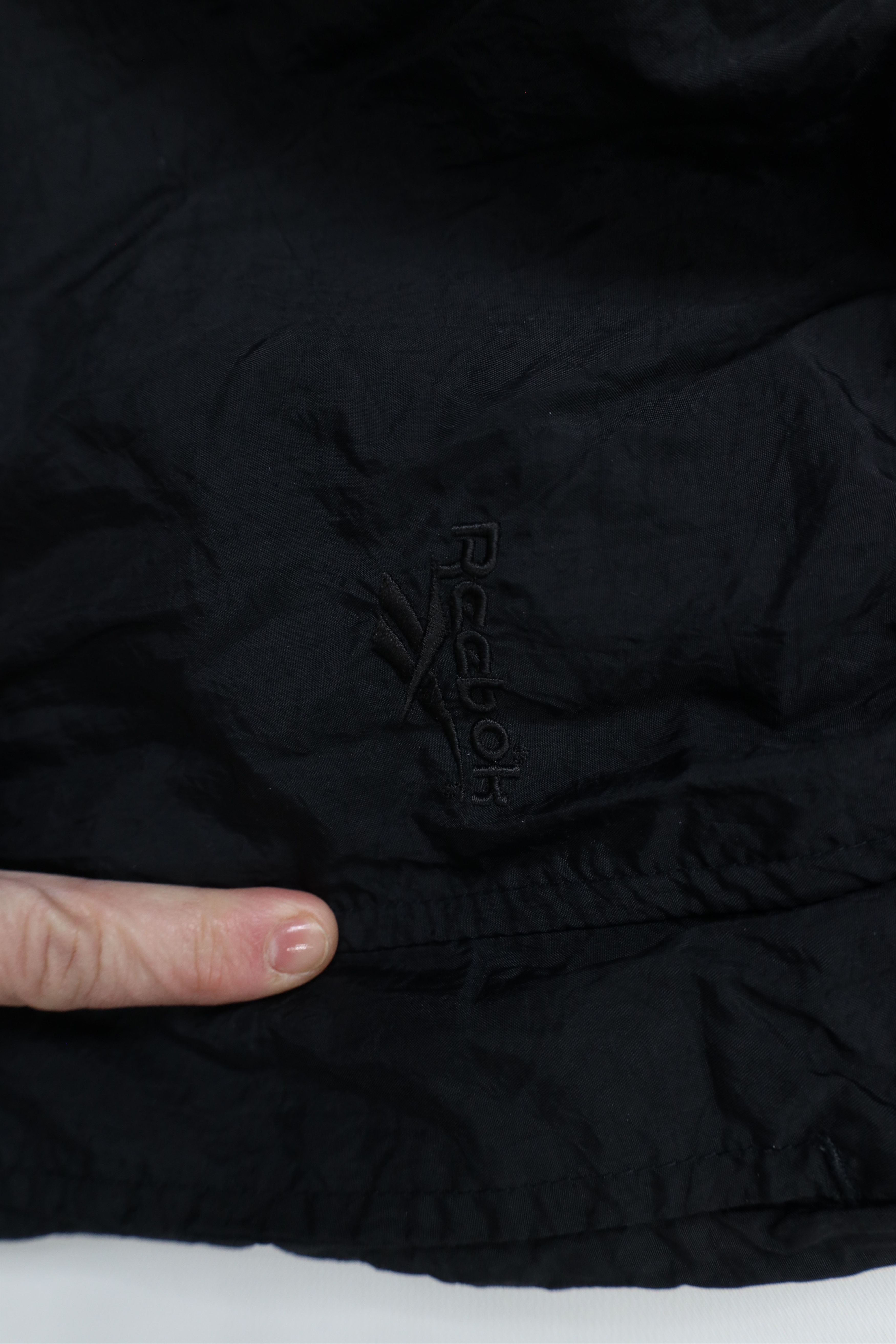 Reebok × Vintage Vintage 90s Reebok Nylon Windbreaker Joggers Pants Black Size US 36 / EU 52 - 8 Thumbnail