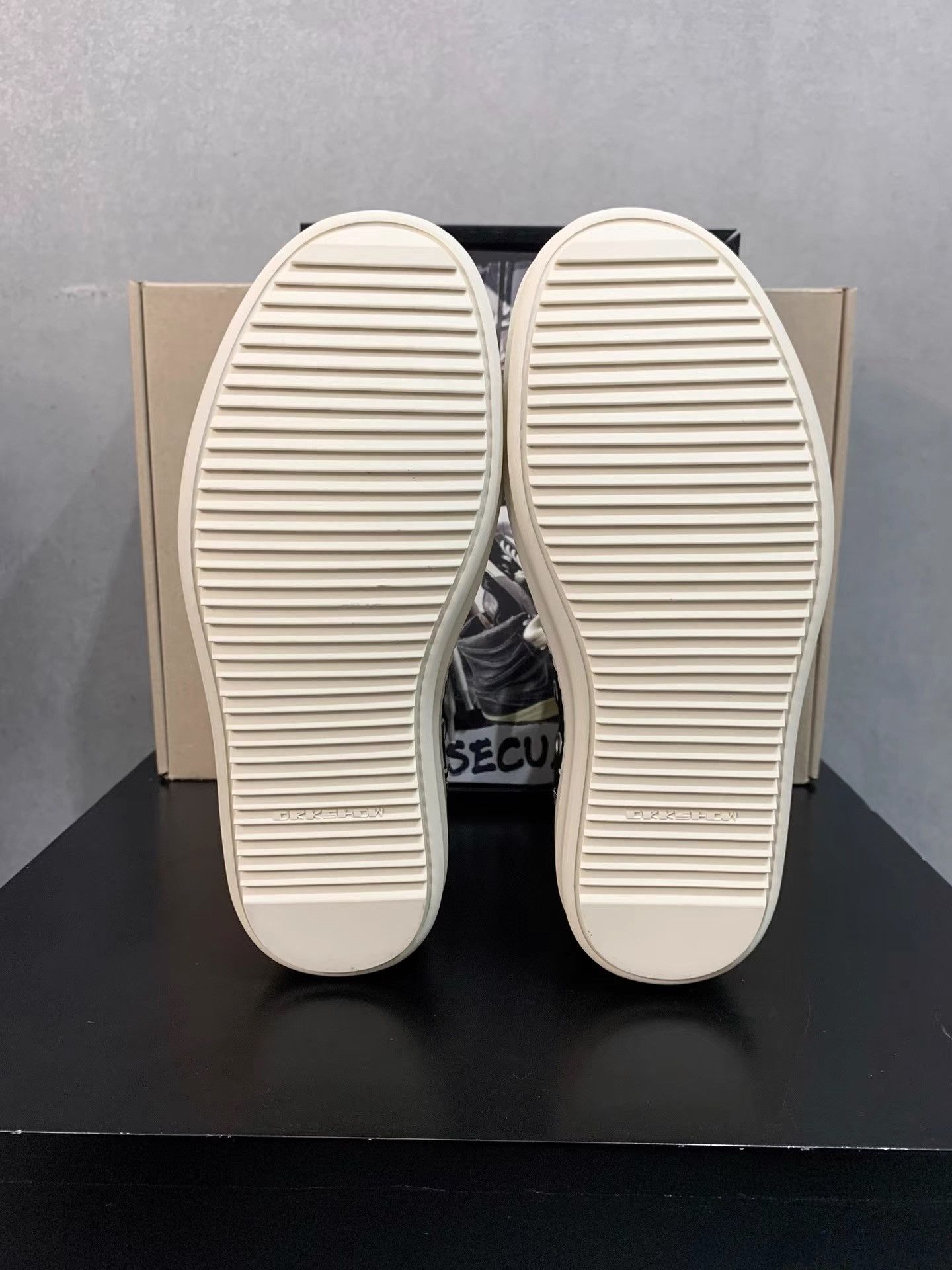 Rick Owens Rick Owens New DRKSHDW Canvas High Top Sneakers K34 Size US 6 / IT 36 - 8 Thumbnail