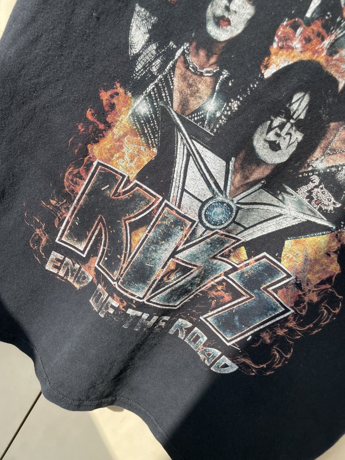 KISS Vintage Kiss End Of The road world tour T shirt tee Size US L / EU 52-54 / 3 - 3 Thumbnail