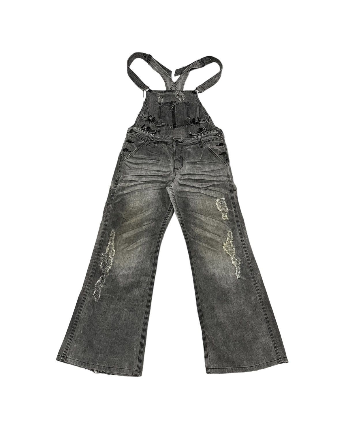 GOSTAR DE FUGA Fuga Japan Distressed Flare Overall Detachable Size US 32 / EU 48 - 2 Thumbnail