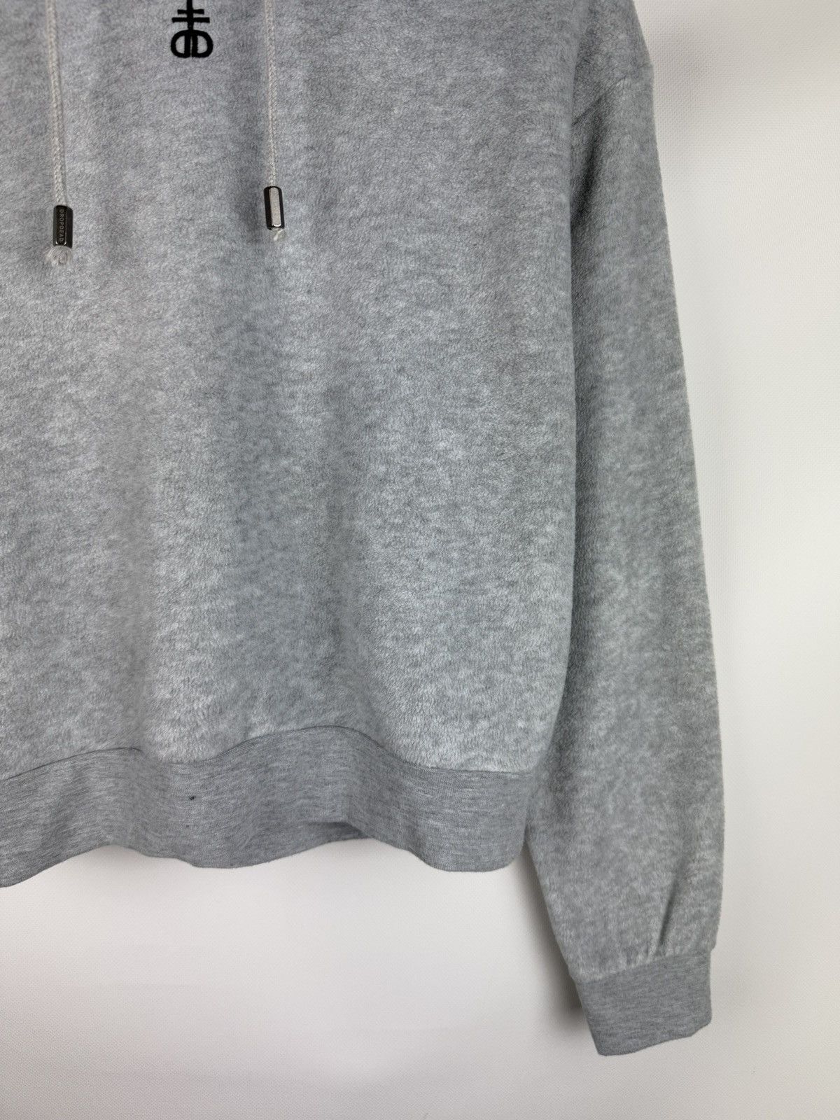 Drop Dead Drop Dead Ladies Y2K Fleece Sherpa Lined Hoodie Pullover Size M / US 6-8 / IT 42-44 - 6 Thumbnail