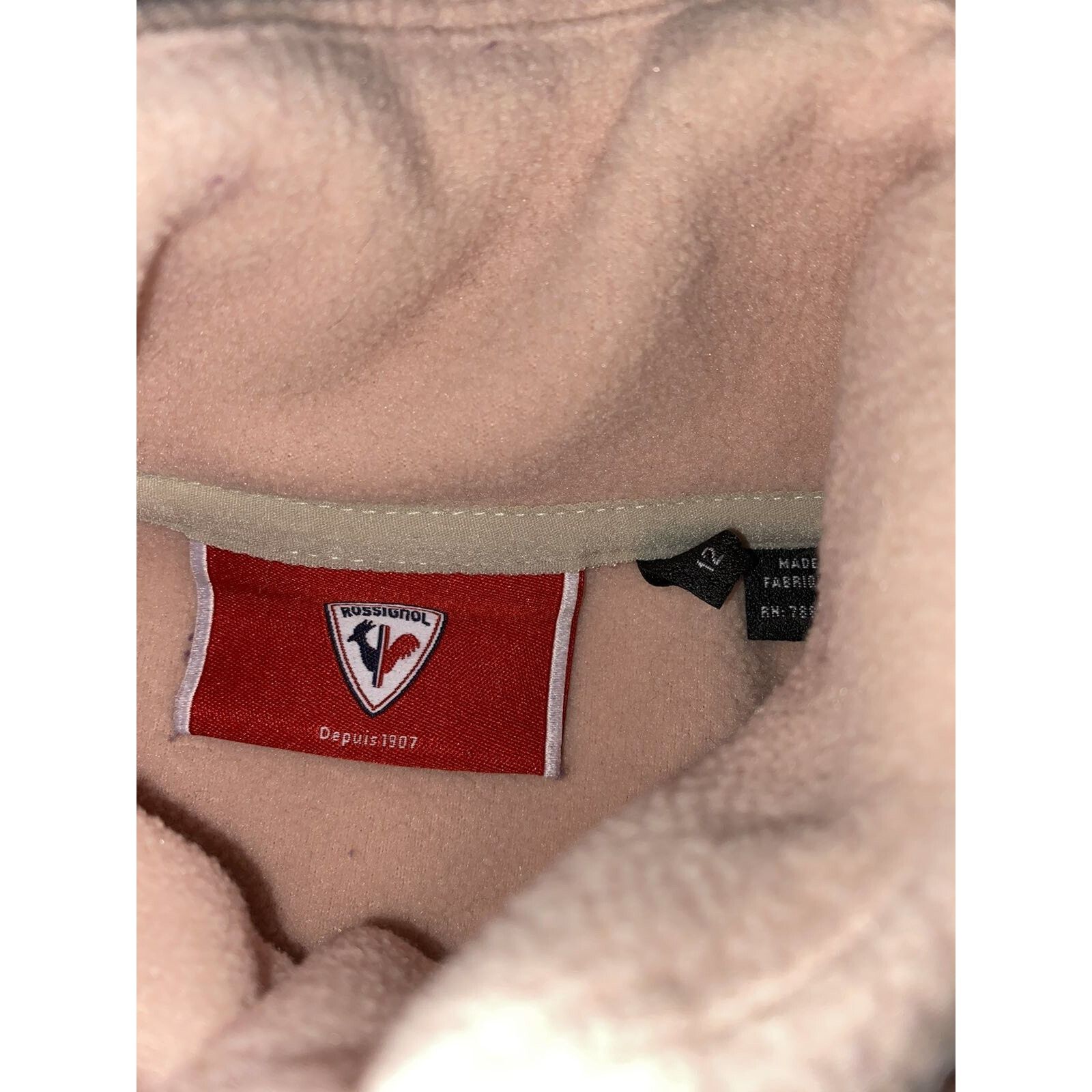& Other Stories Rossignol Girls 1/2 Zip Fleece Pink Size 12 A000347 Size 34" / US 12 / IT 48 - 5 Thumbnail