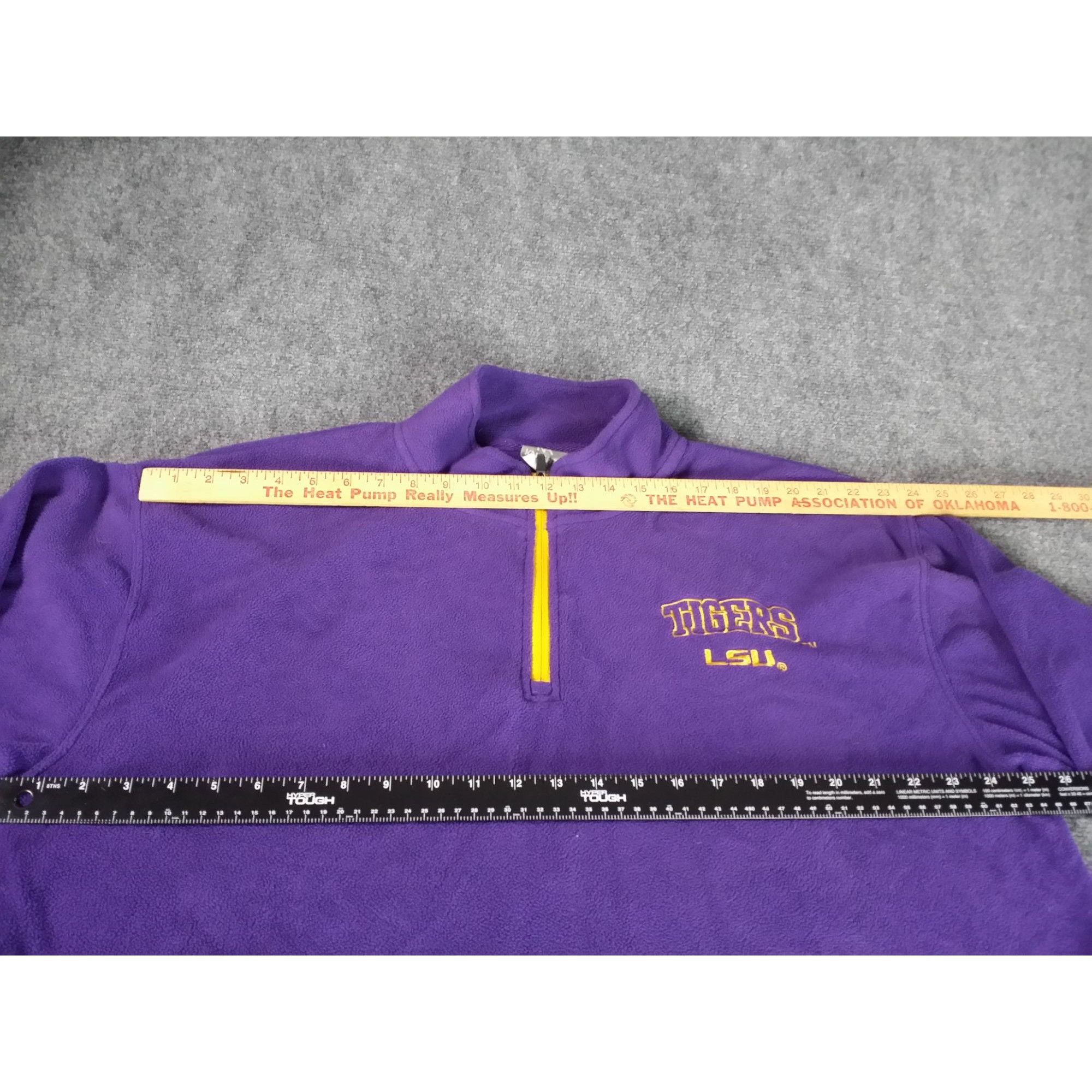 NCAA LSU Tigers Fleece Pullover Men Sz XL Knights Apparel NCAA Sc Size US XL / EU 56 / 4 - 4 Thumbnail