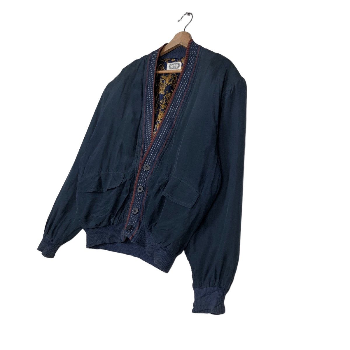 Japanese Brand 🔥Vtg Cropped Bomber Cardigan Jacket Uomo Core Issey Miyake Size US M / EU 48-50 / 2 - 2 Thumbnail