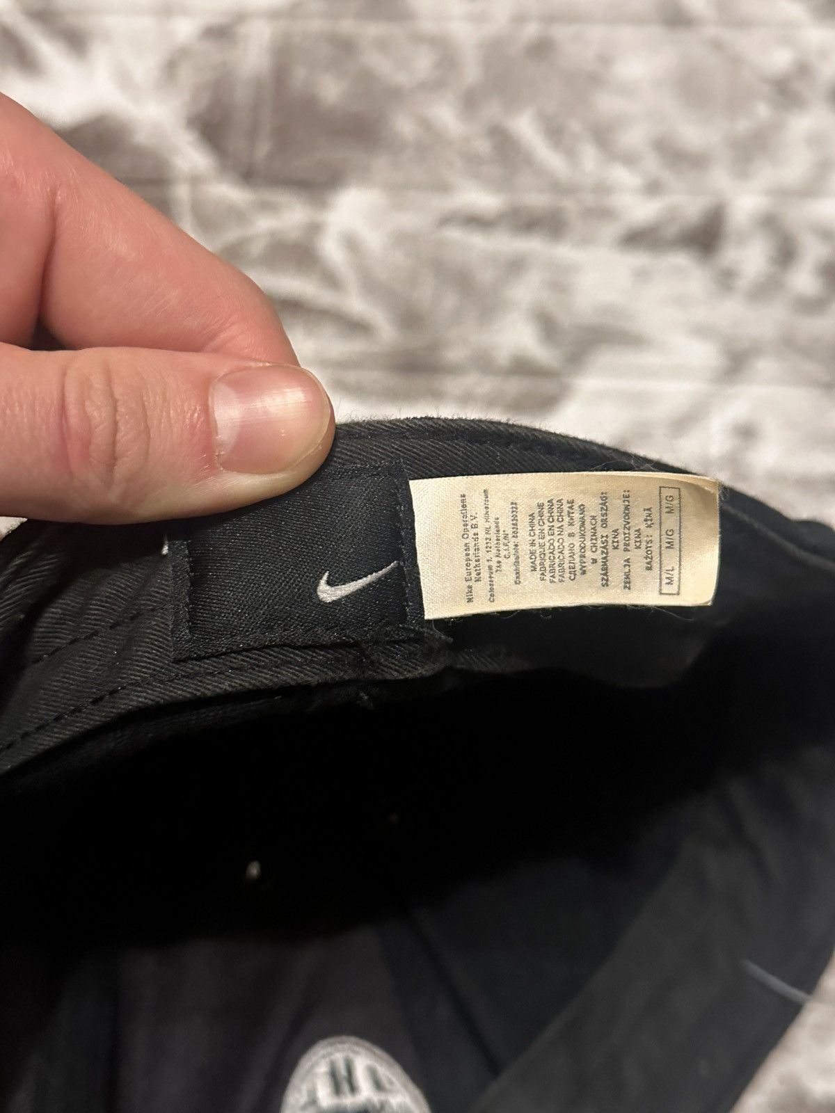 Nike Vintage Nike Juventus Cap Black One Size Y2K Size ONE SIZE - 8 Thumbnail