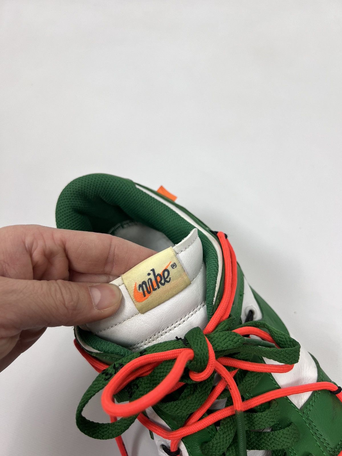 Nike × Off-White Nike Dunk Low Off White Pine Green size 11 Size US 11 / EU 44 - 23 Thumbnail