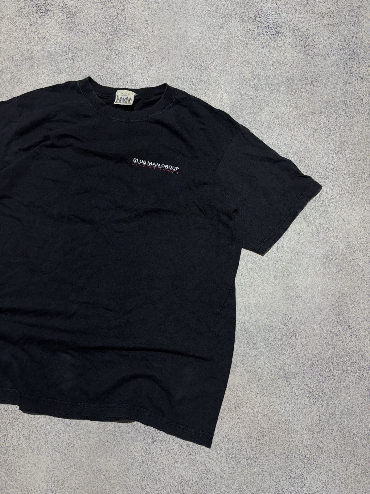 Band Tees × Vintage 90s Vintage Deadstock Blue Man size L Group T Shirt Size US L / EU 52-54 / 3 - 6 Thumbnail