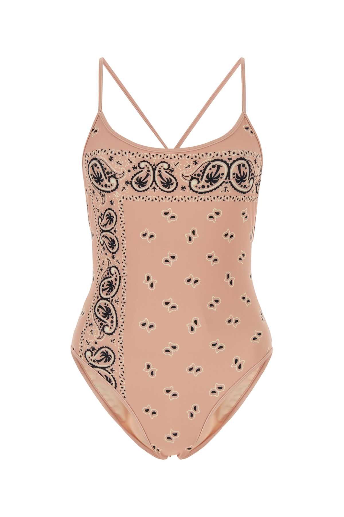 image of Palm Angels Printed Stretch Polyester Swimsuit, Women's (Size XS)