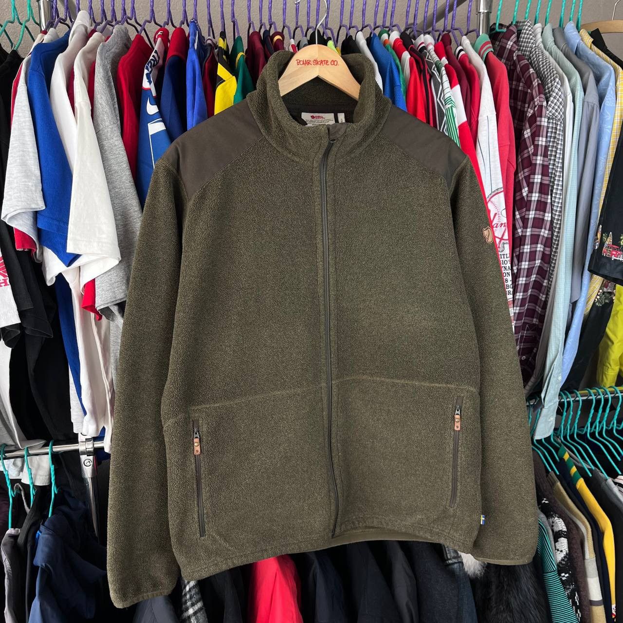 Fjallraven Fjallraven Green Zip Sten Fleece Jacket Size US L / EU 52-54 / 3 - 2 Thumbnail