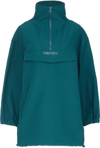 Kenzo o1y1025 Turtleneck Jacket in Deep Teal Size XS / US 0-2 / IT 36-38 - 1 Thumbnail