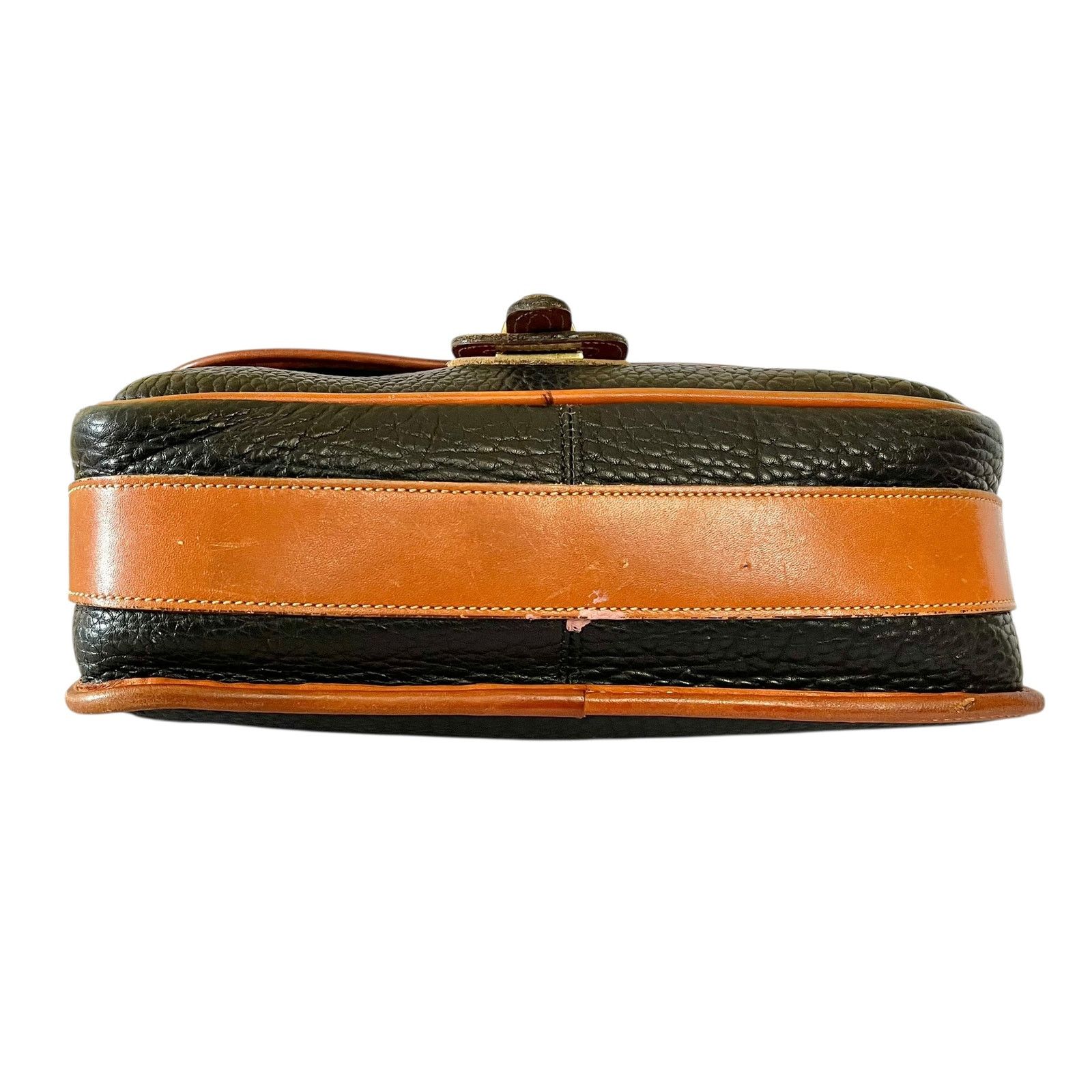 Dooney & Bourke × Vintage Vintage Dooney & Bourke Black AWL Leather Shoulder Bag Size ONE SIZE - 7 Thumbnail