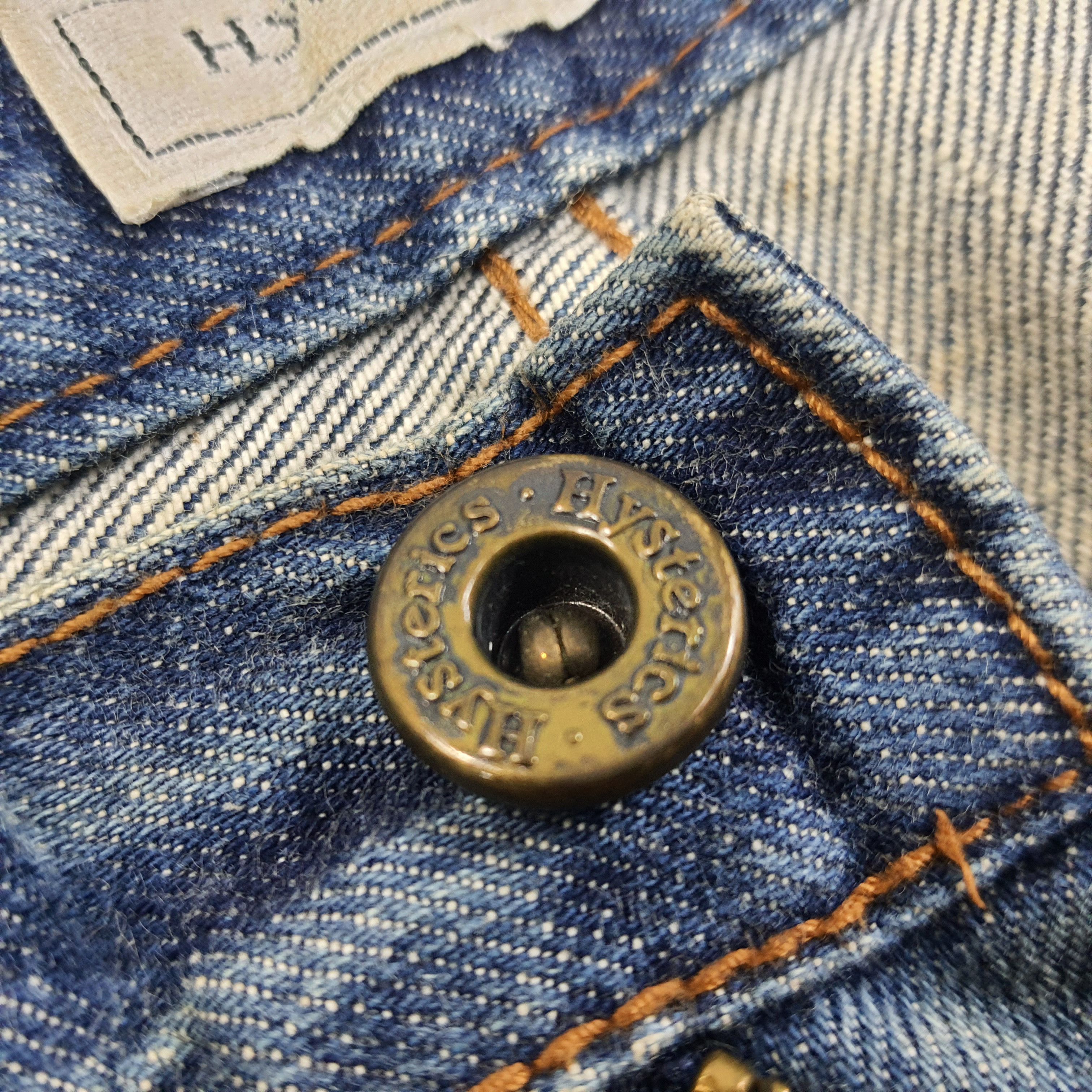 Hysteric Glamour Vintage Hysterics Raiders Jeans Custom Logo Jeans C244N13 Size US 29 - 6 Thumbnail