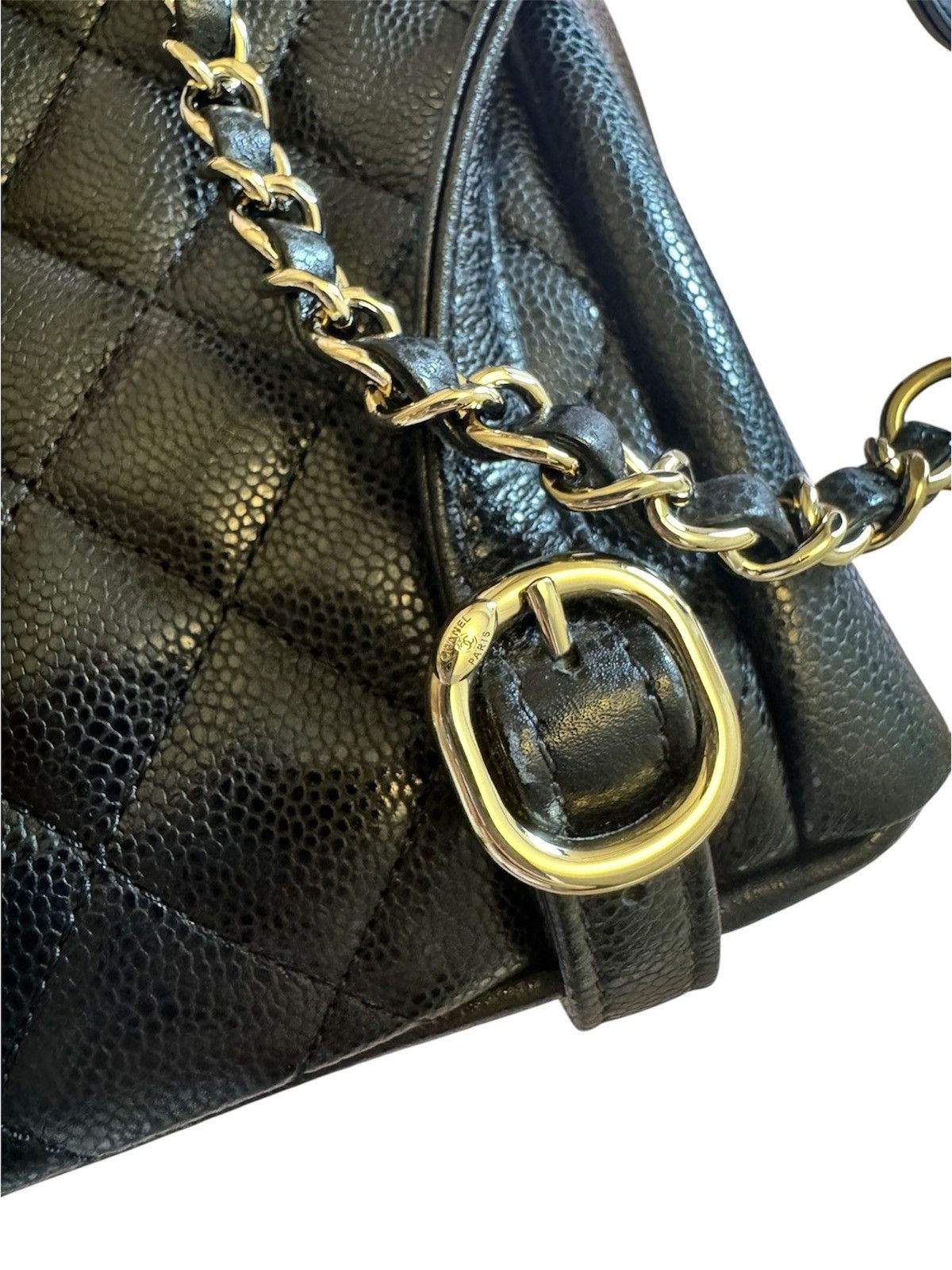 Chanel Chanel Duma Medium Shiny Black Caviar Quilted Backpack Size ONE SIZE - 6 Thumbnail