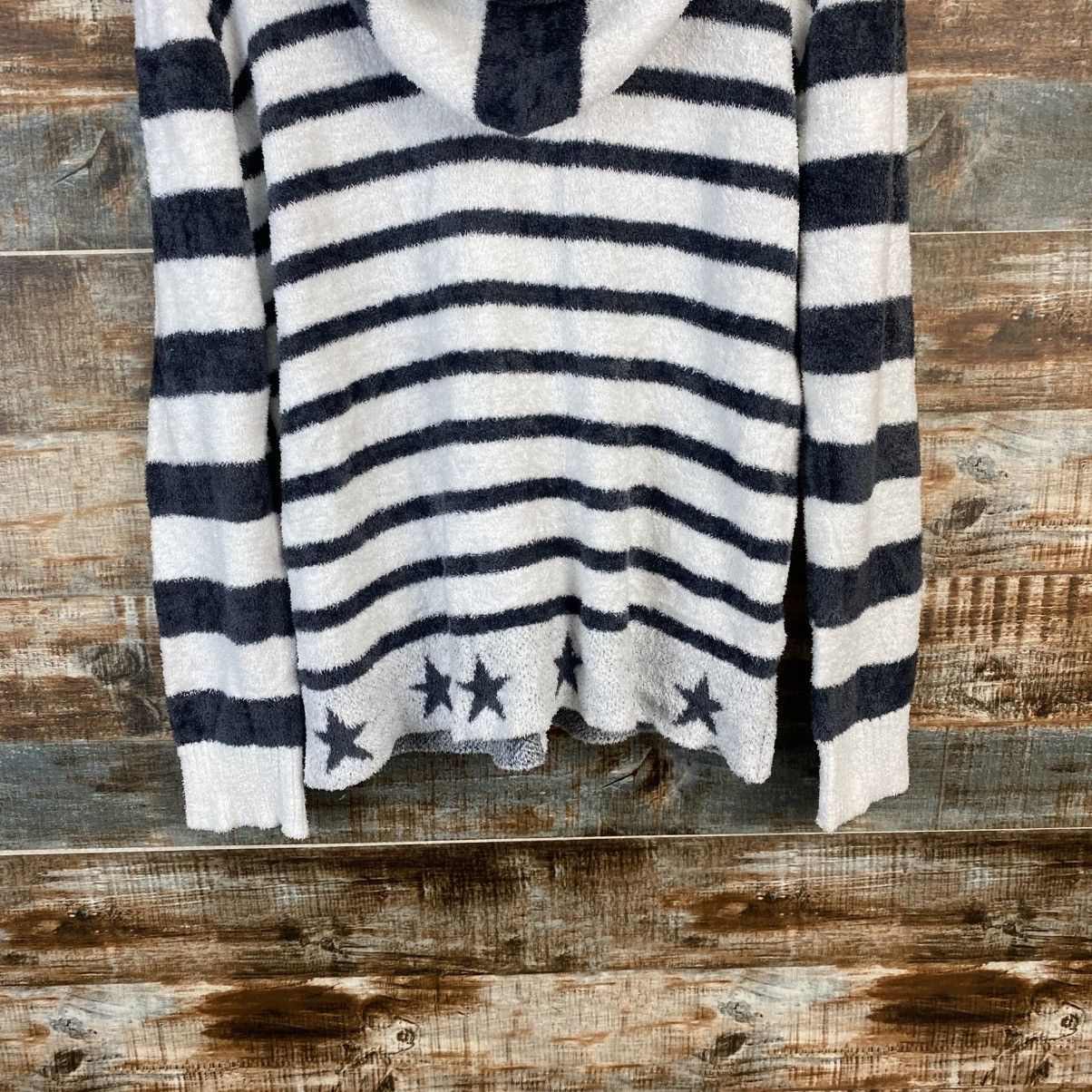 Japanese Brand DL Gelato Pique Stripe Black Hoodie #C1045 Size M / US 6-8 / IT 42-44 - 14 Thumbnail