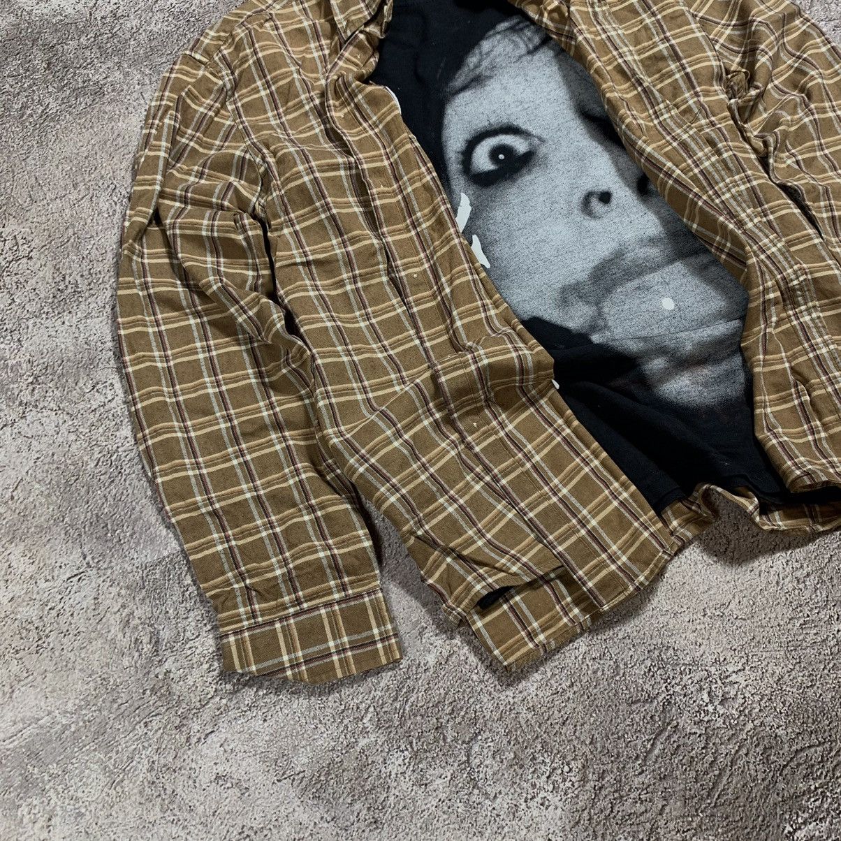 Vintage Vintage 90s Plaid Shirt Graphic Print Grunge Streetwear XL Size US XL / EU 56 / 4 - 3 Thumbnail