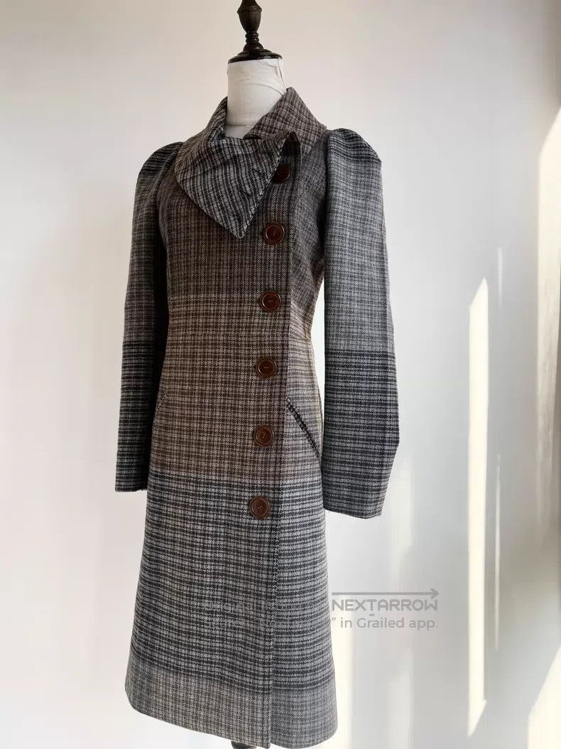 Vivienne Westwood Vivienne Westwood Exclusive gray grid pieced large collar Size XS / US 0-2 / IT 36-38 - 5 Thumbnail